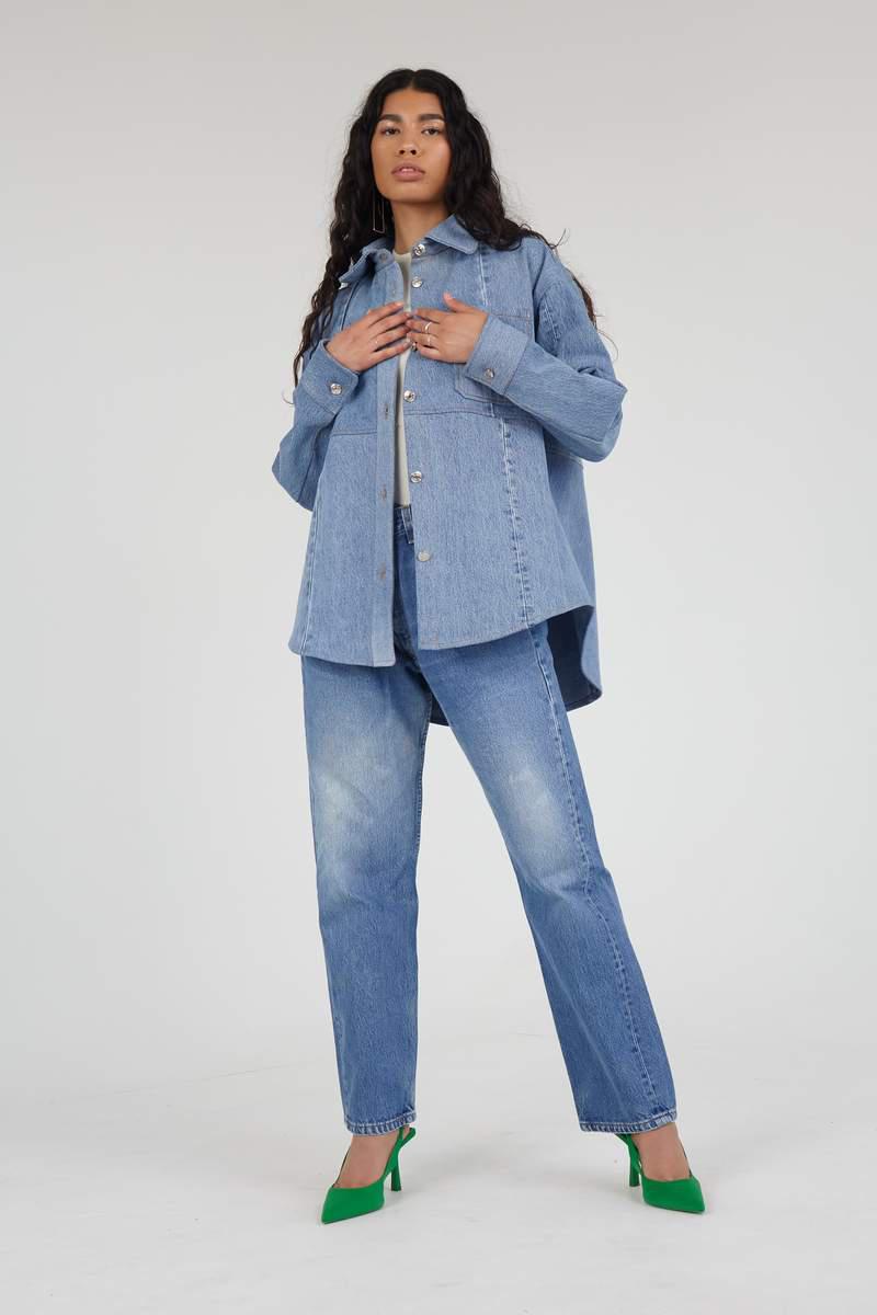 Kate Denim Jacket - Coveteur: Inside Closets, Fashion, Beauty, Health, and  Travel