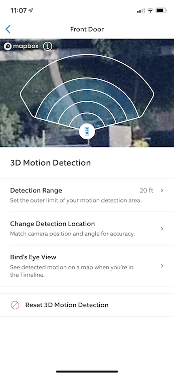 ring video doorbell motion detection range