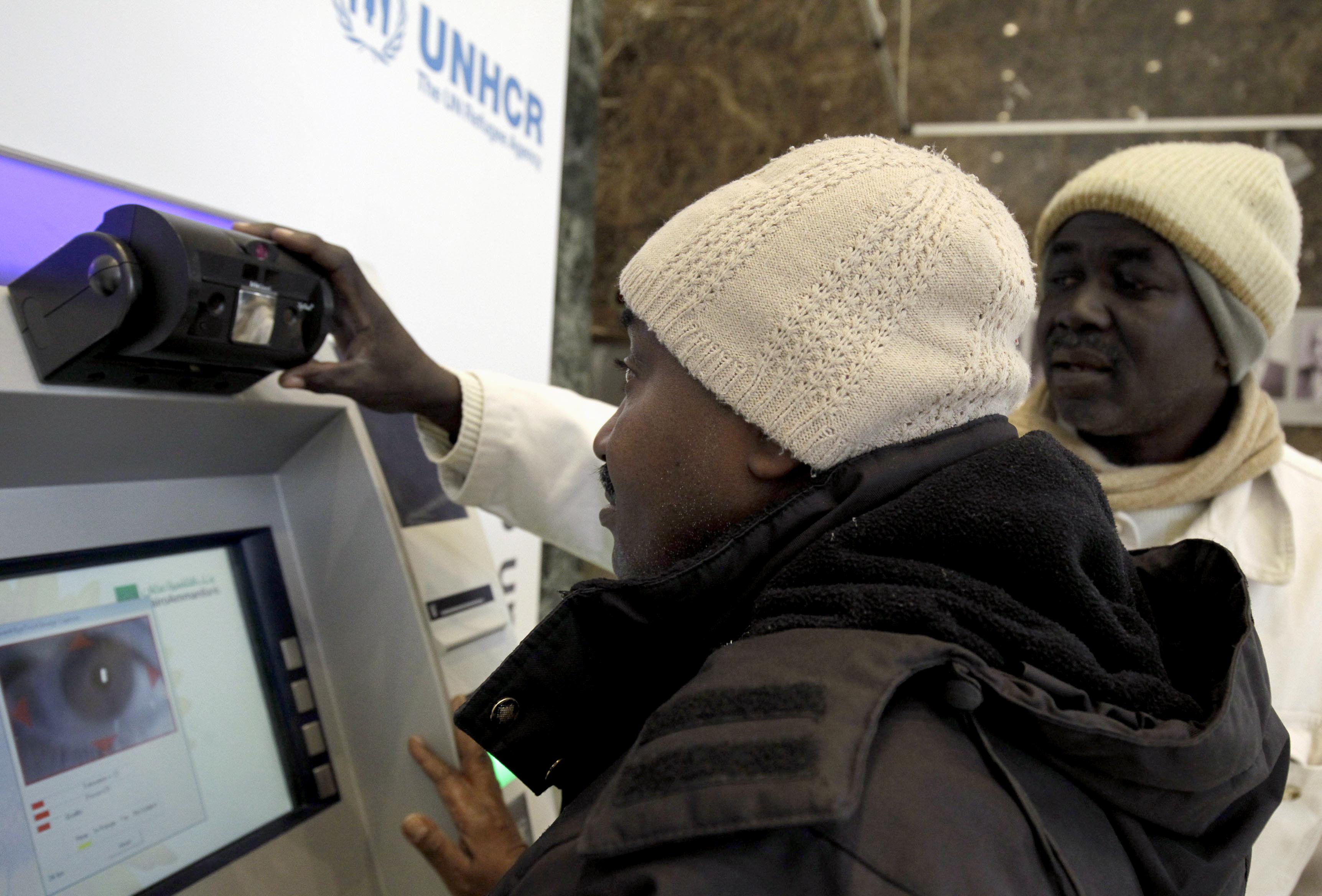 Syrians in refugee camps have eyes scanned - Protocol
