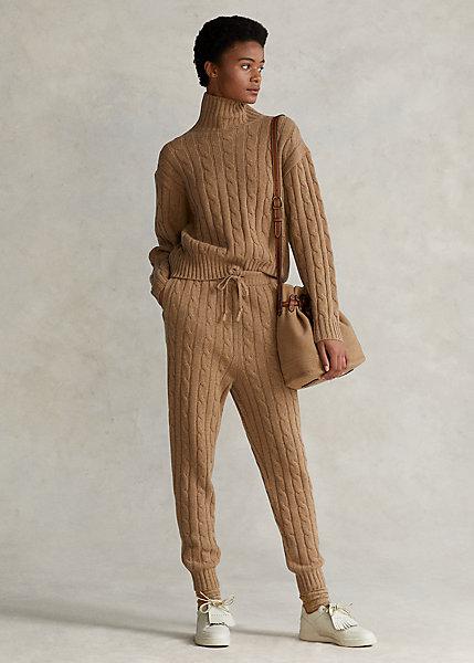 Cable Wool-Cashmere Jogger - Coveteur 