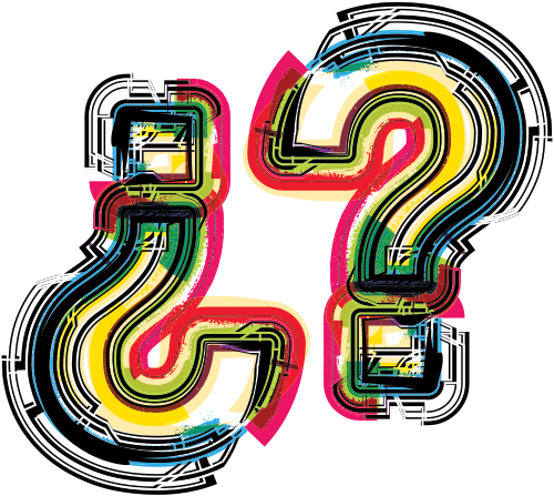 question marks