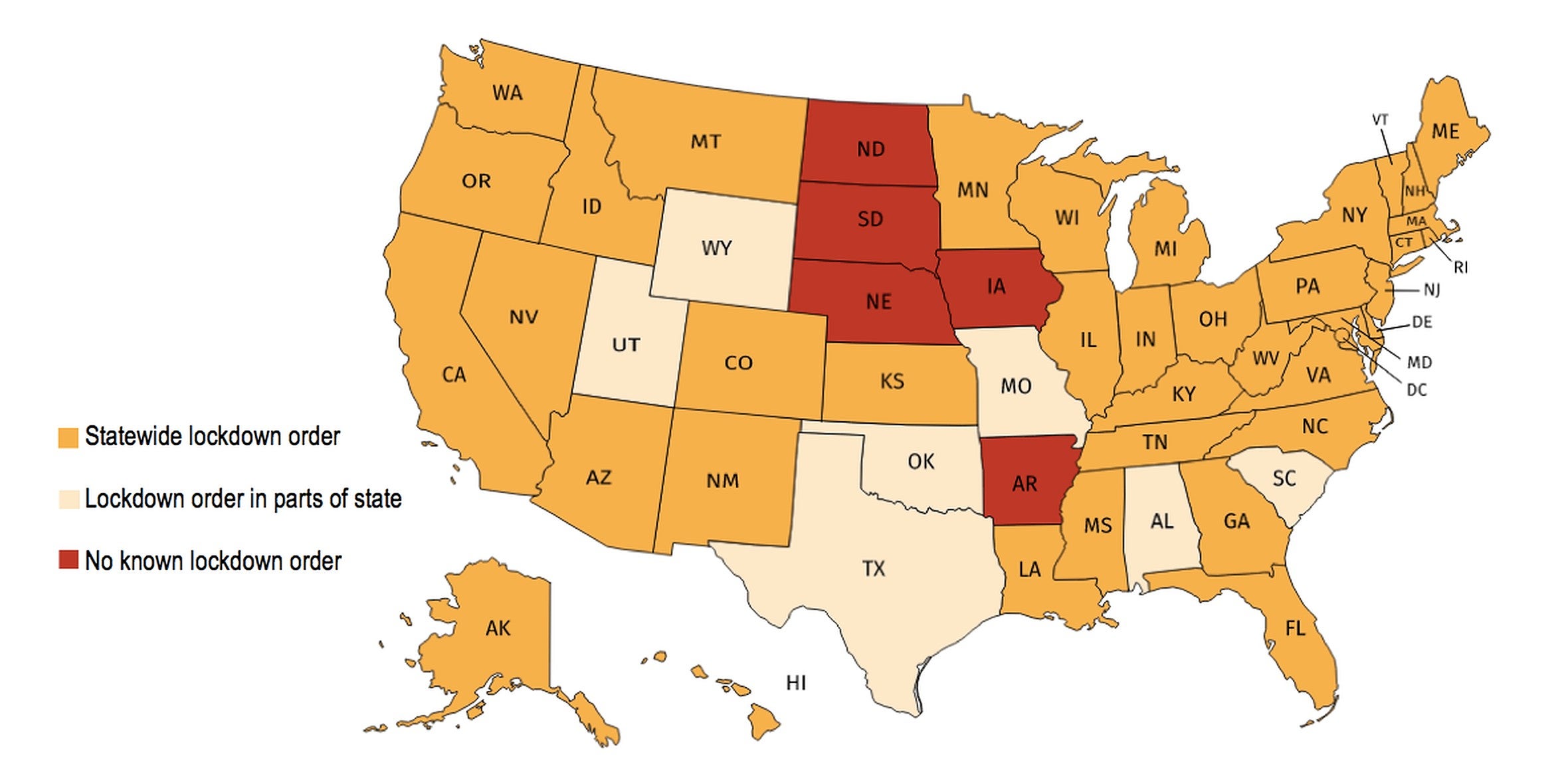 States On Lockdown Map Coronavirus Which Are Us States Still Aren T On Lockdown Indy100 Indy100 States On Lockdown Map Coronavirus Which Are Us States Still Aren T On Lockdown Indy100 Indy100