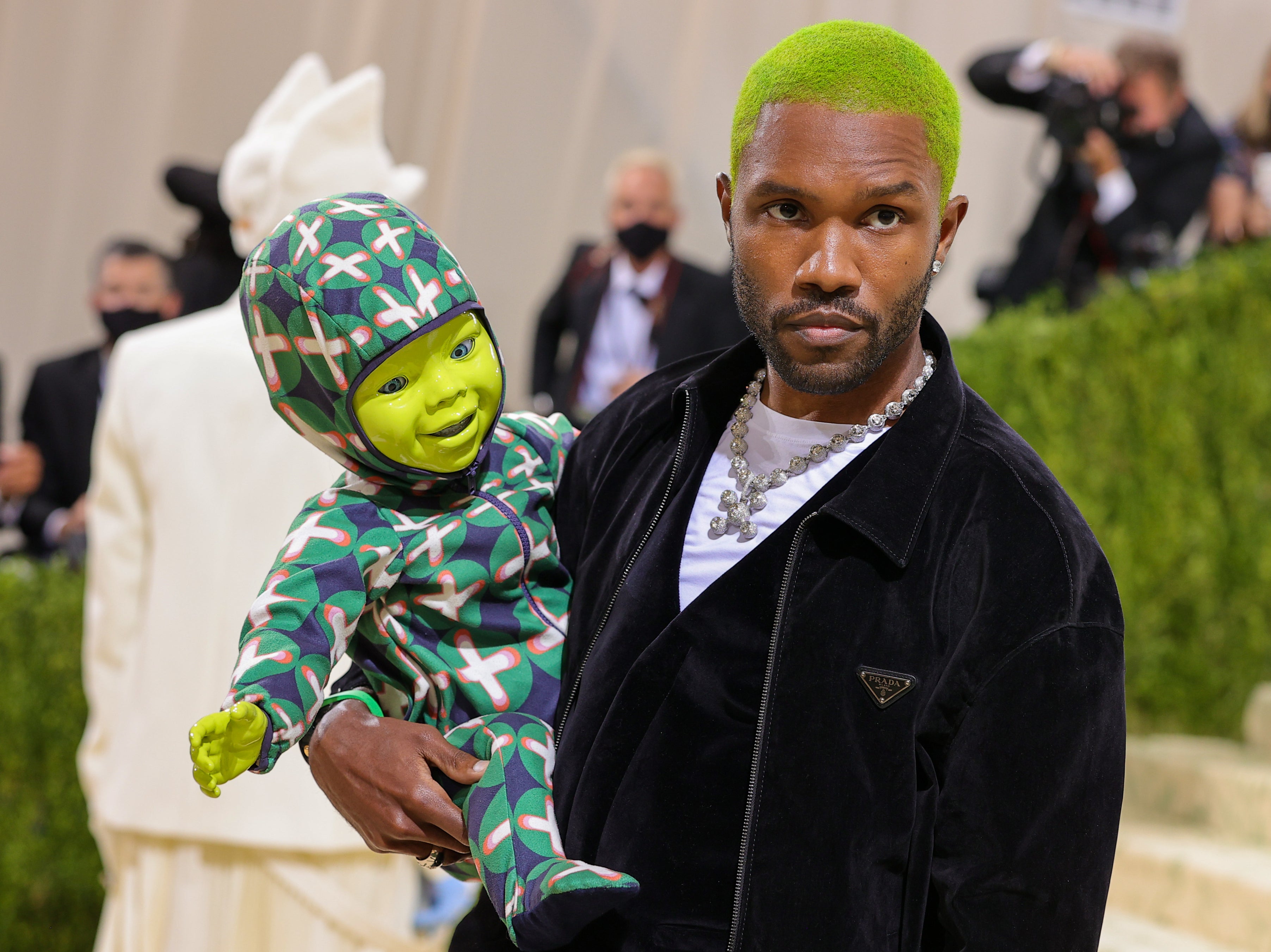 Met Gala 2021 highlights and memes: From Frank Ocean's lime-green baby to  Kim Kardashian's all-black ensemble | indy100