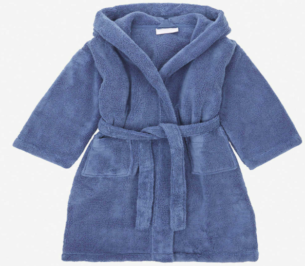 4Kids Childrens/Boys Warm Winter Two Tone Fleece Dressing Gown 