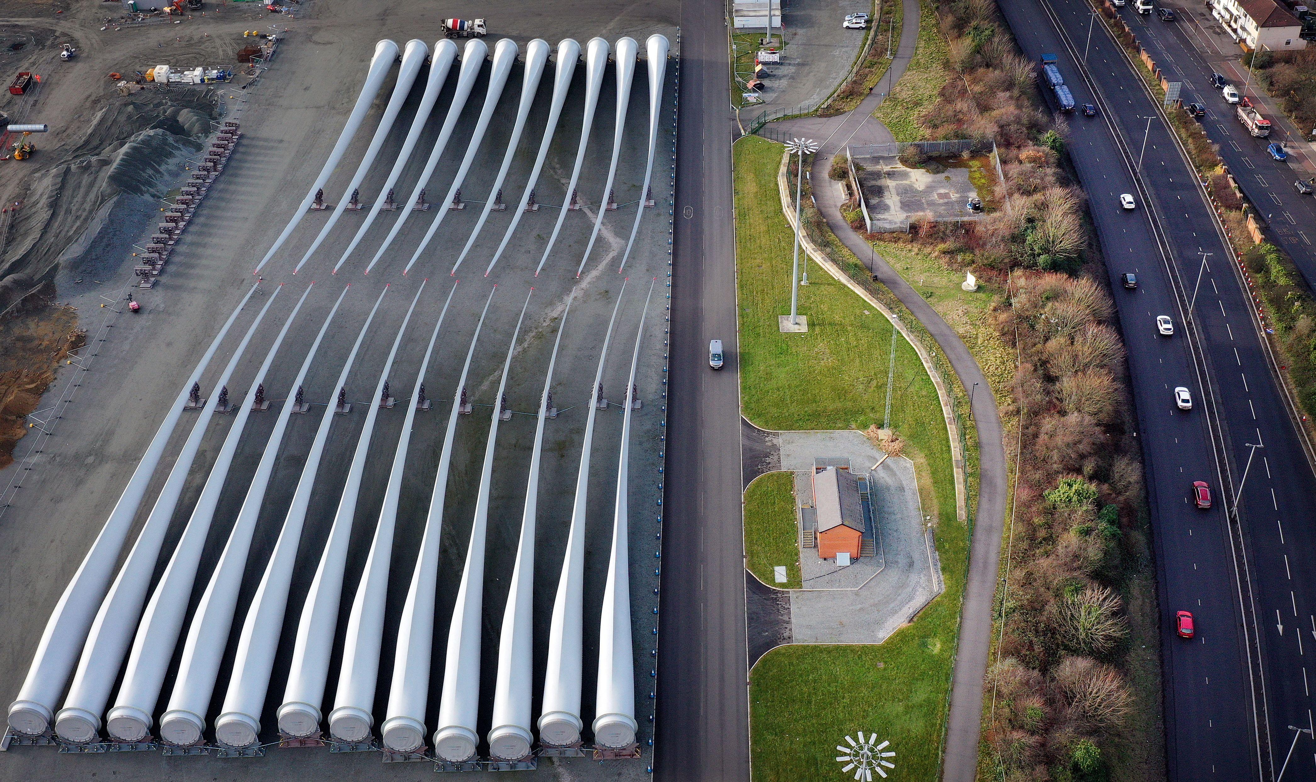 Wind Turbine Blades Destined for the Afterlife