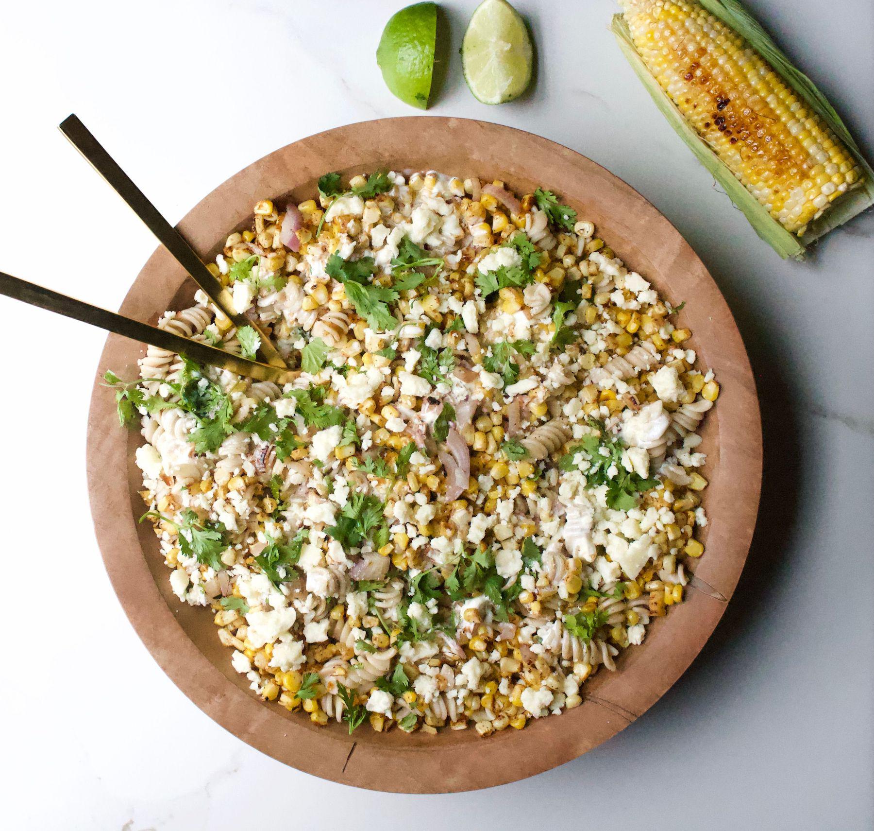 Elote Skillet Pasta - Served From Scratch