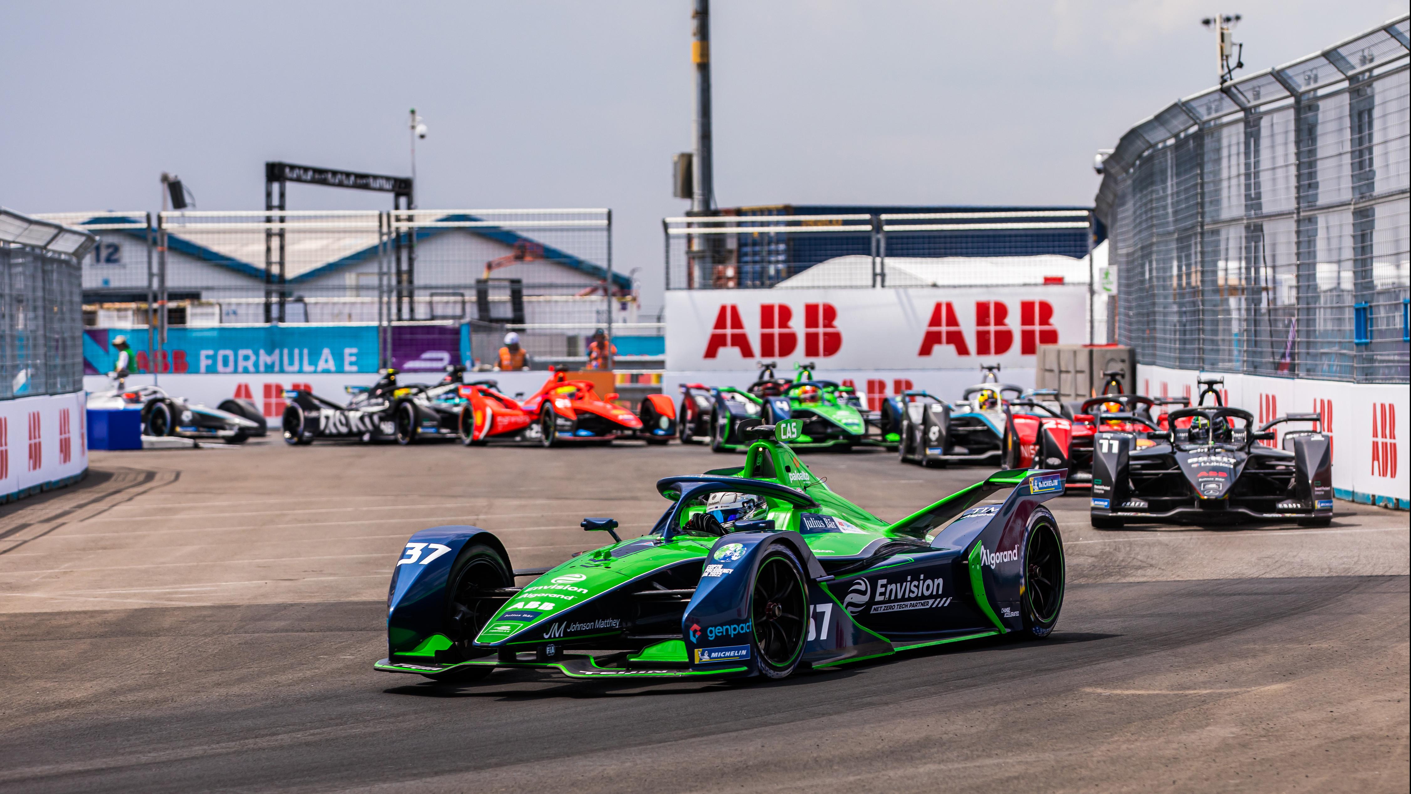 Formula E New battery and charging tech test bed