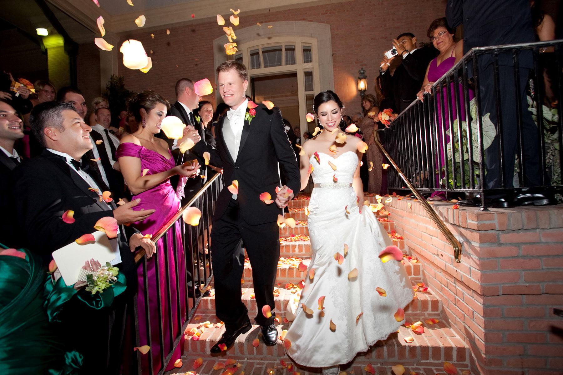 New wedding truth: Throwing rice is so tired . . . it's now all about sexy  petal showers - CultureMap Houston