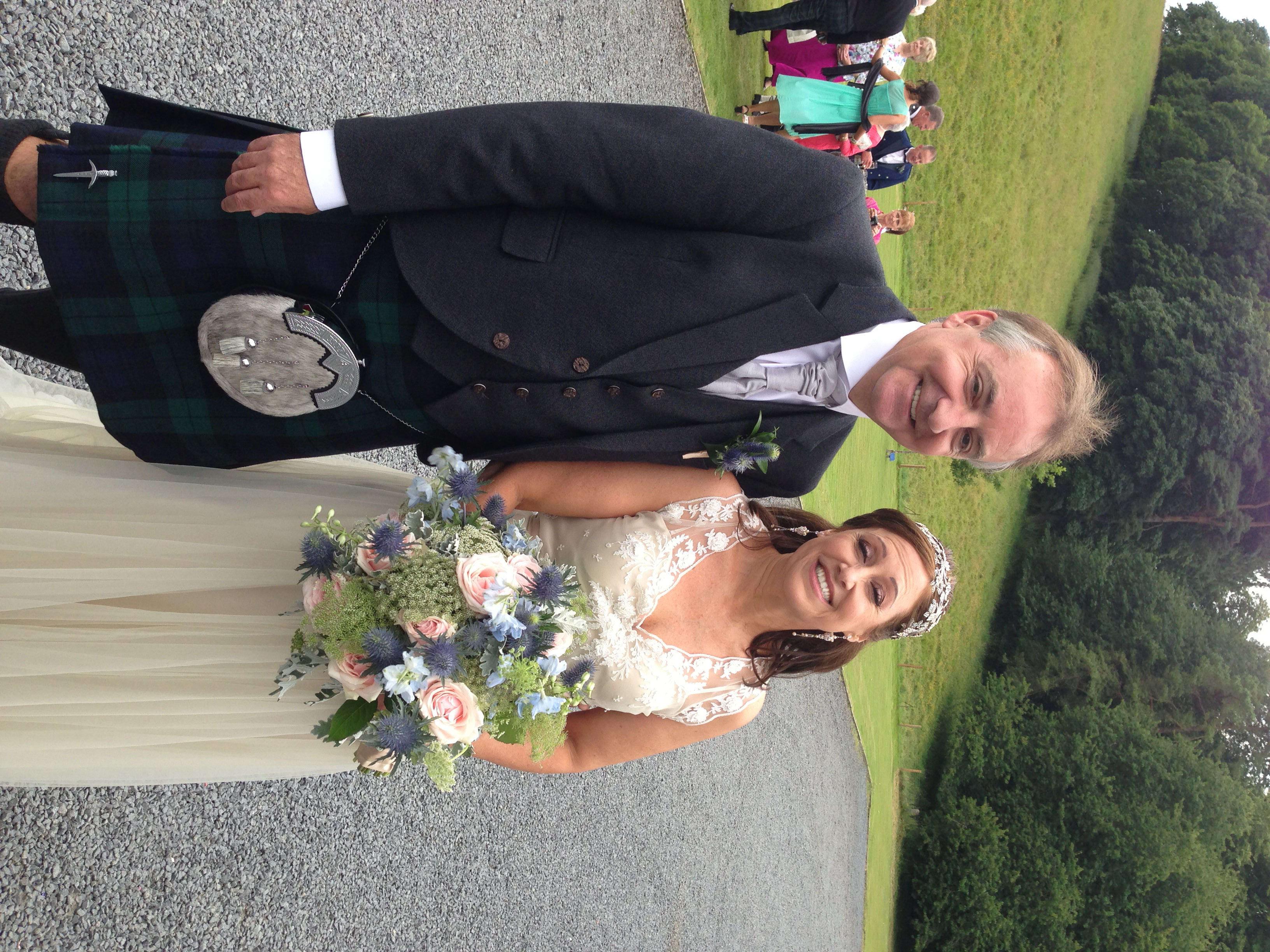 The Houstonian and the Scottsman were wed at Blairquhan Castle in  southeastern Scotland. - CultureMap Houston, image size:3264x2448