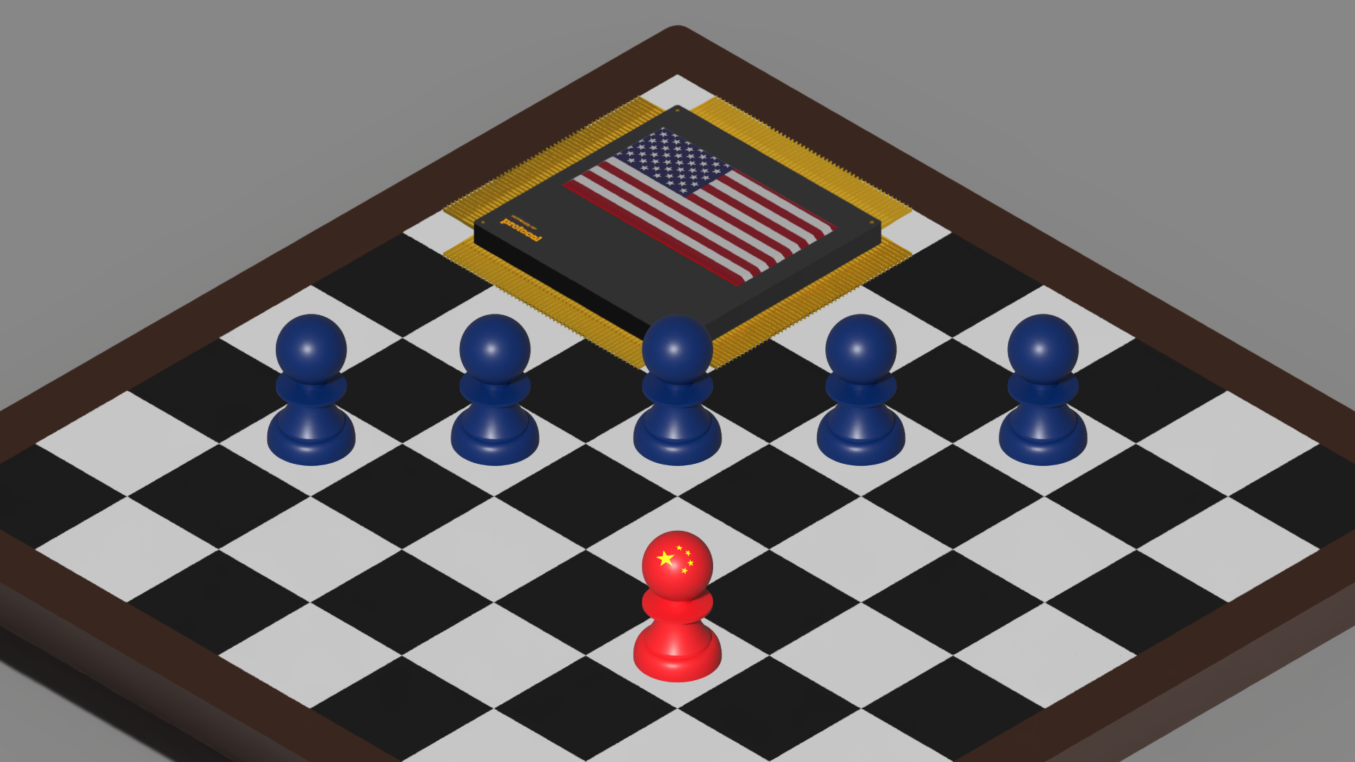 CYBER CHESS - Virtual Images Of A Cyber Chess Visualisation