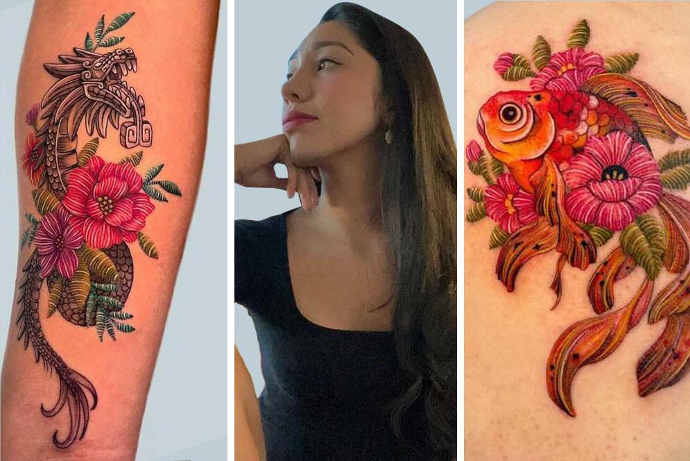 latino art tattoo designs