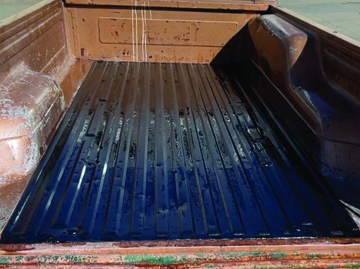 Tackling your rusty pickup truck bed: Paint it black!