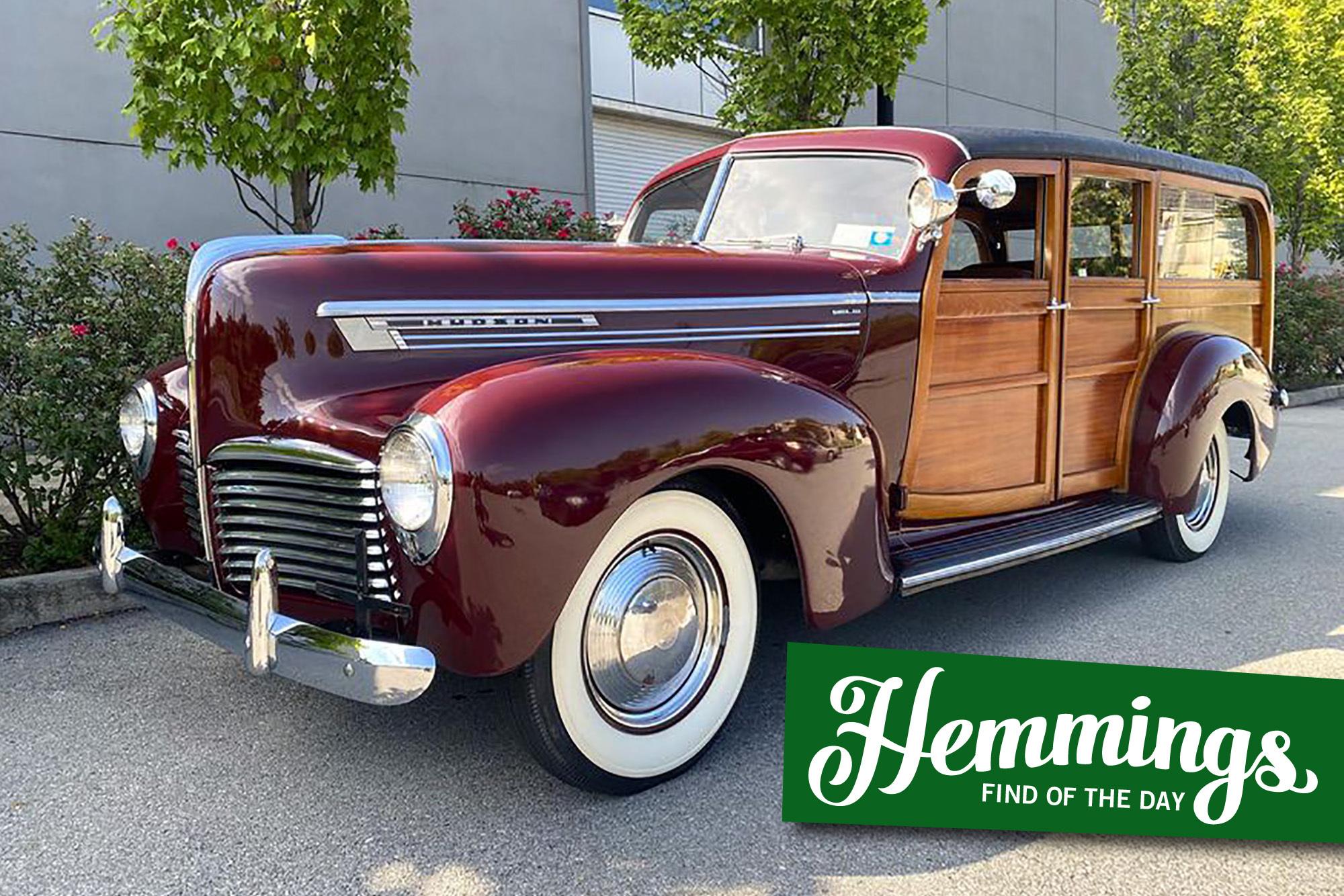 Collector car or fine furniture? One-of-six 1941 Hudson woodie looks like a carpenter's dream