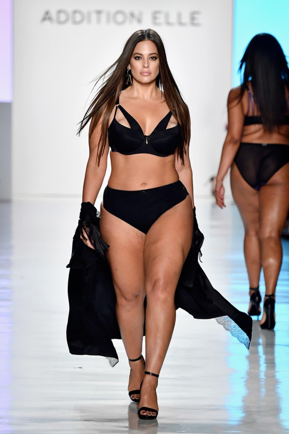 Ashley Graham models an Icon T-shirt bra and matching panty from her Ashley  Graham the Ritz collection. - CultureMap Dallas