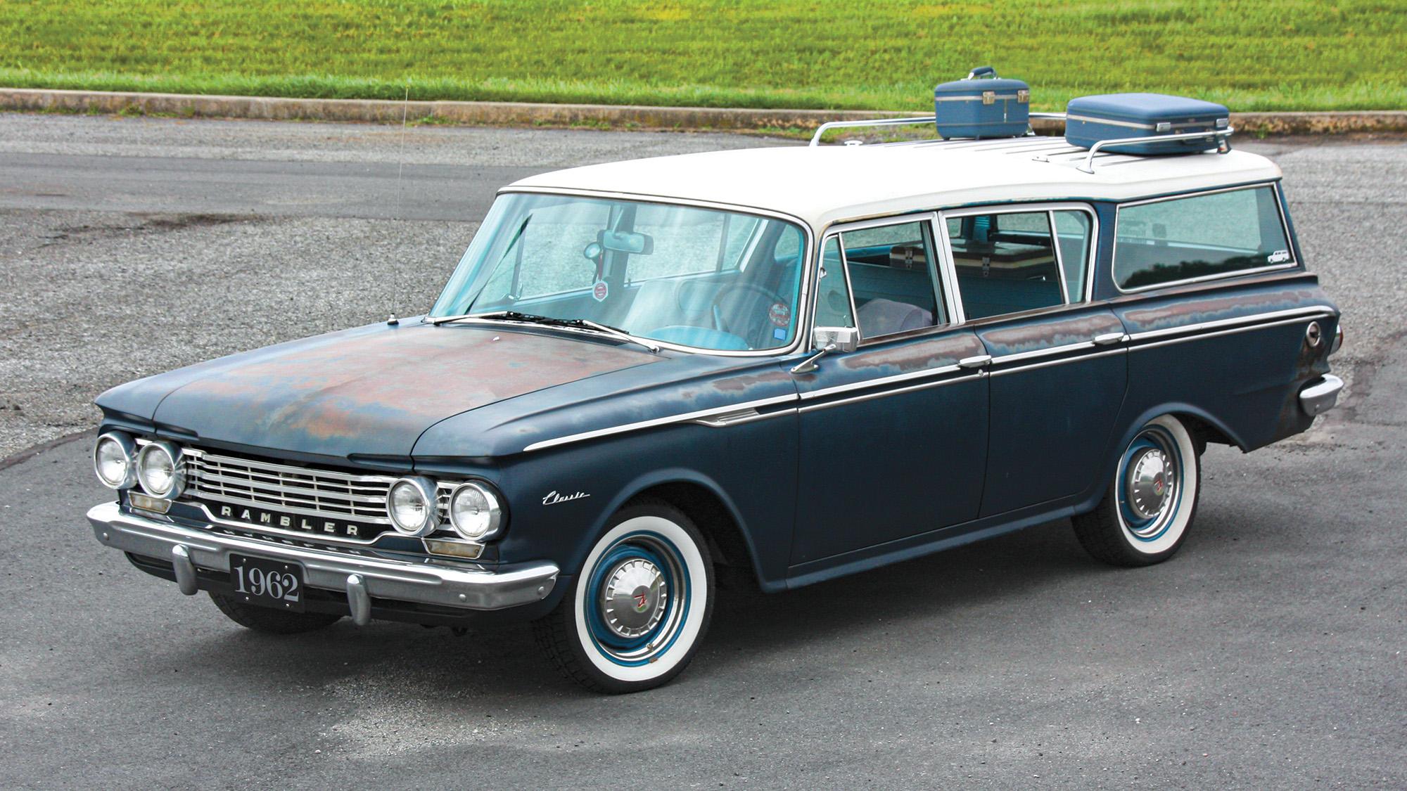 Then and now, this 1962 Rambler Classic Custom Cross Country represents value among station wagons