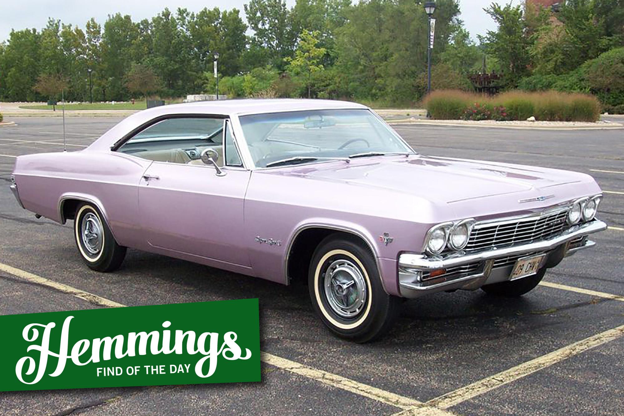 One-year-only color, 409 V-8 help 1965 Chevrolet Impala SS stand out