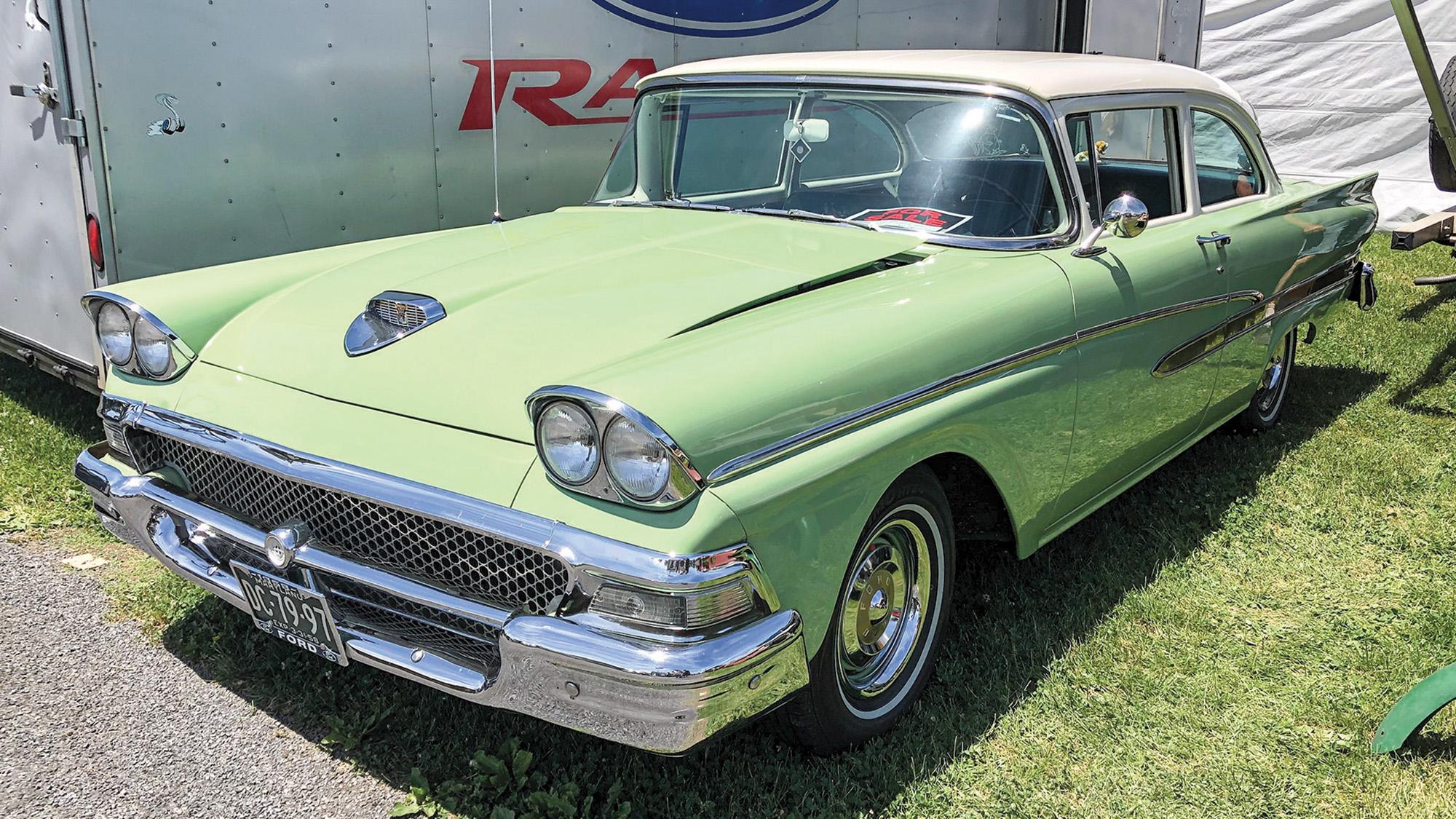 A two-door post 1958 Ford Custom 300 could make for a good entry-level collector car