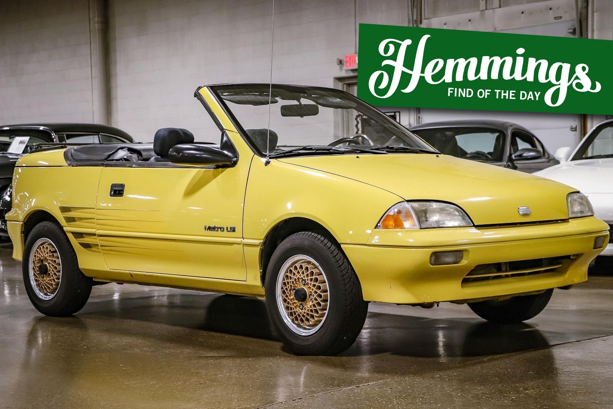 MPG + SPF: 1991 Geo Metro LSi convertible offers thrifty, topless fun