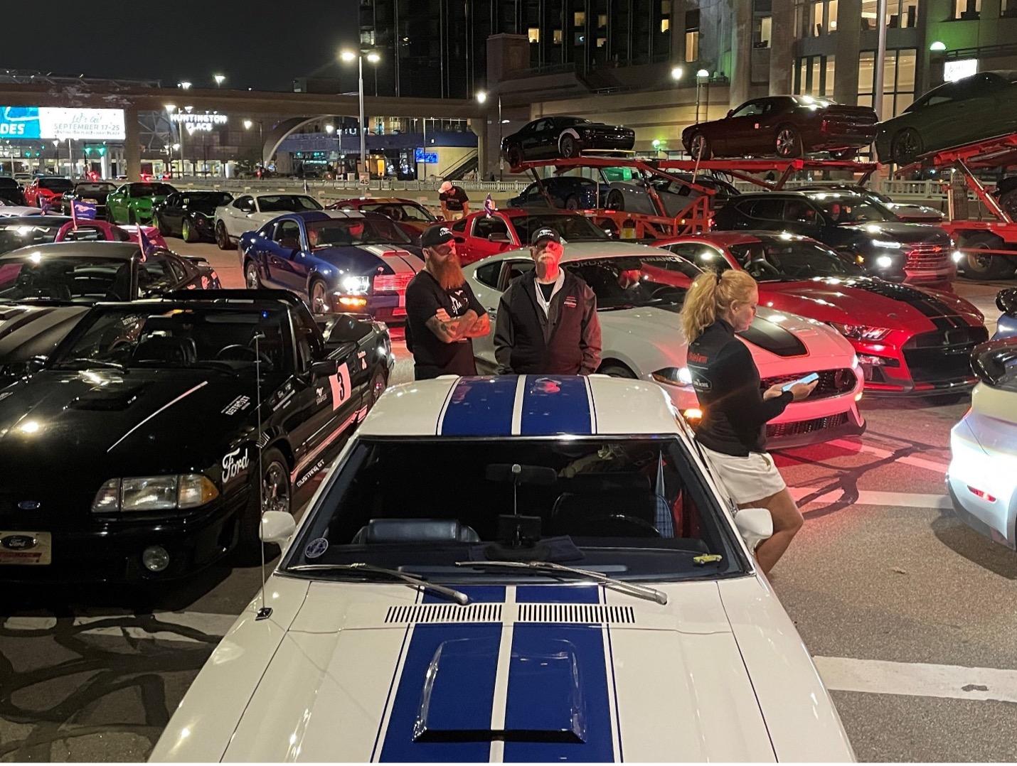 The night of 1,000 Mustangs takes over Detroit for unveiling of seventh-generation pony car