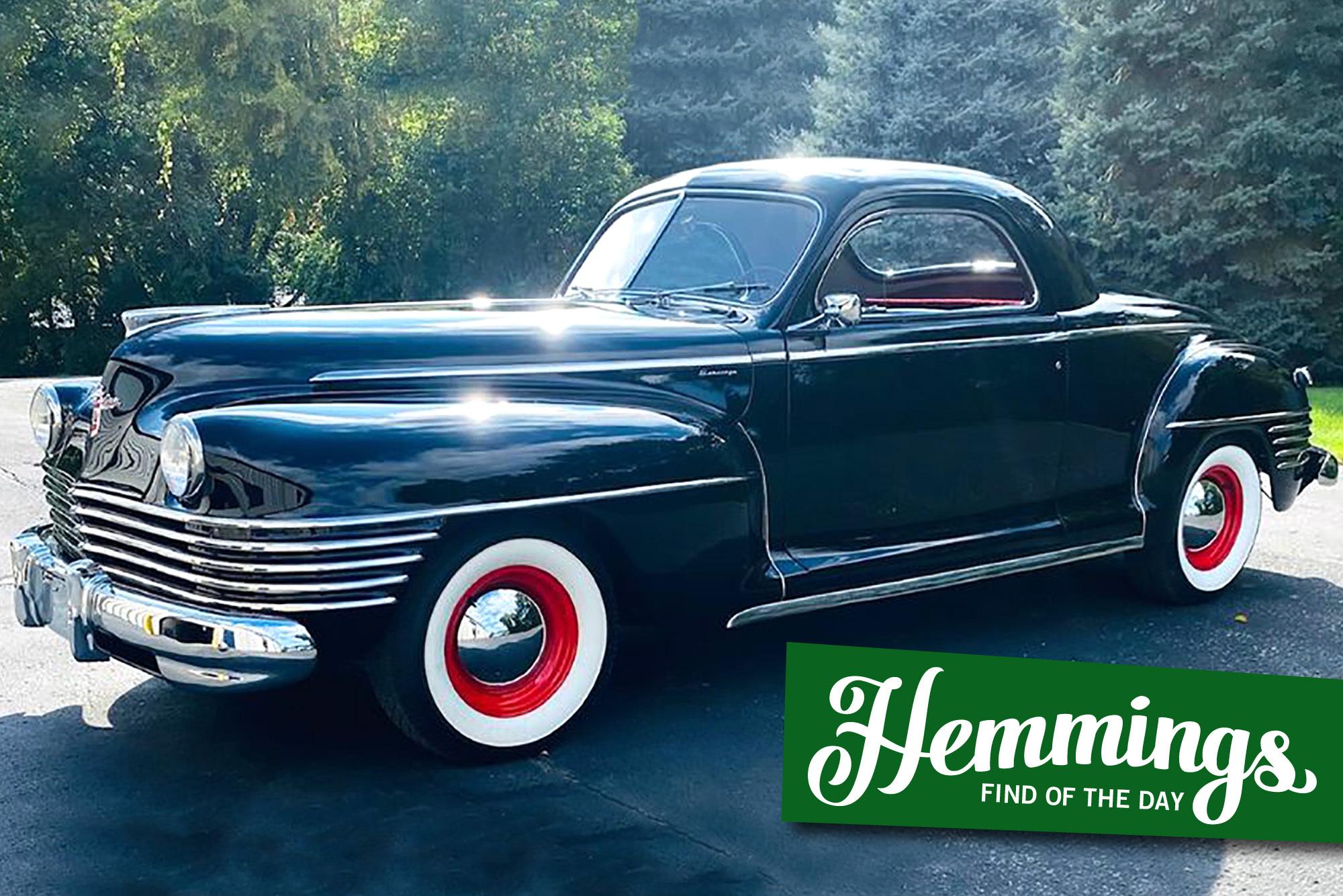 Restored 1942 Chrysler Saratoga business coupe may be the only one fitted with Highlander interior
