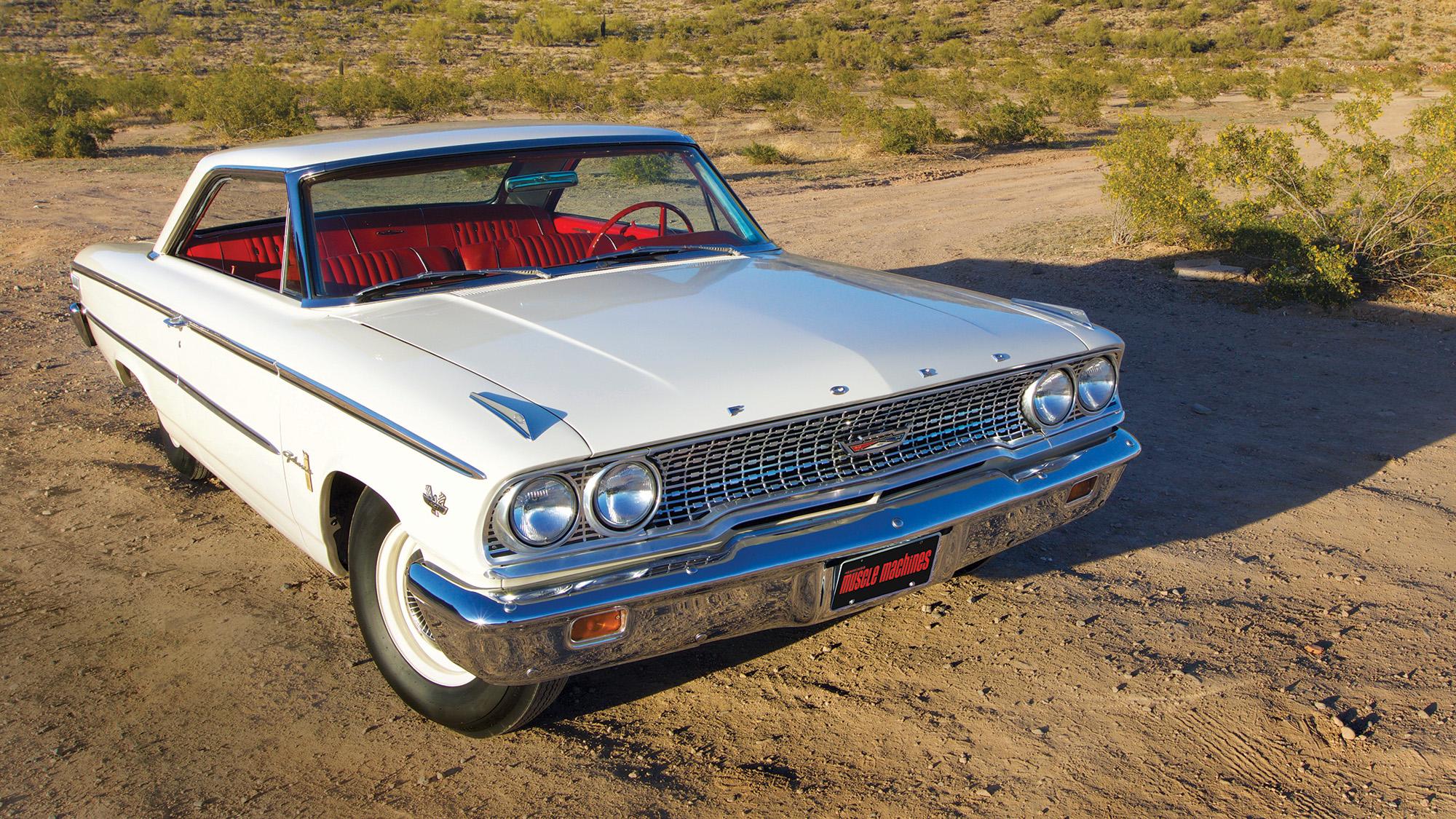 Rescued from the sand, a 1963-1/2 Ford Galaxie 500 Fastback becomes a big-bore boomer