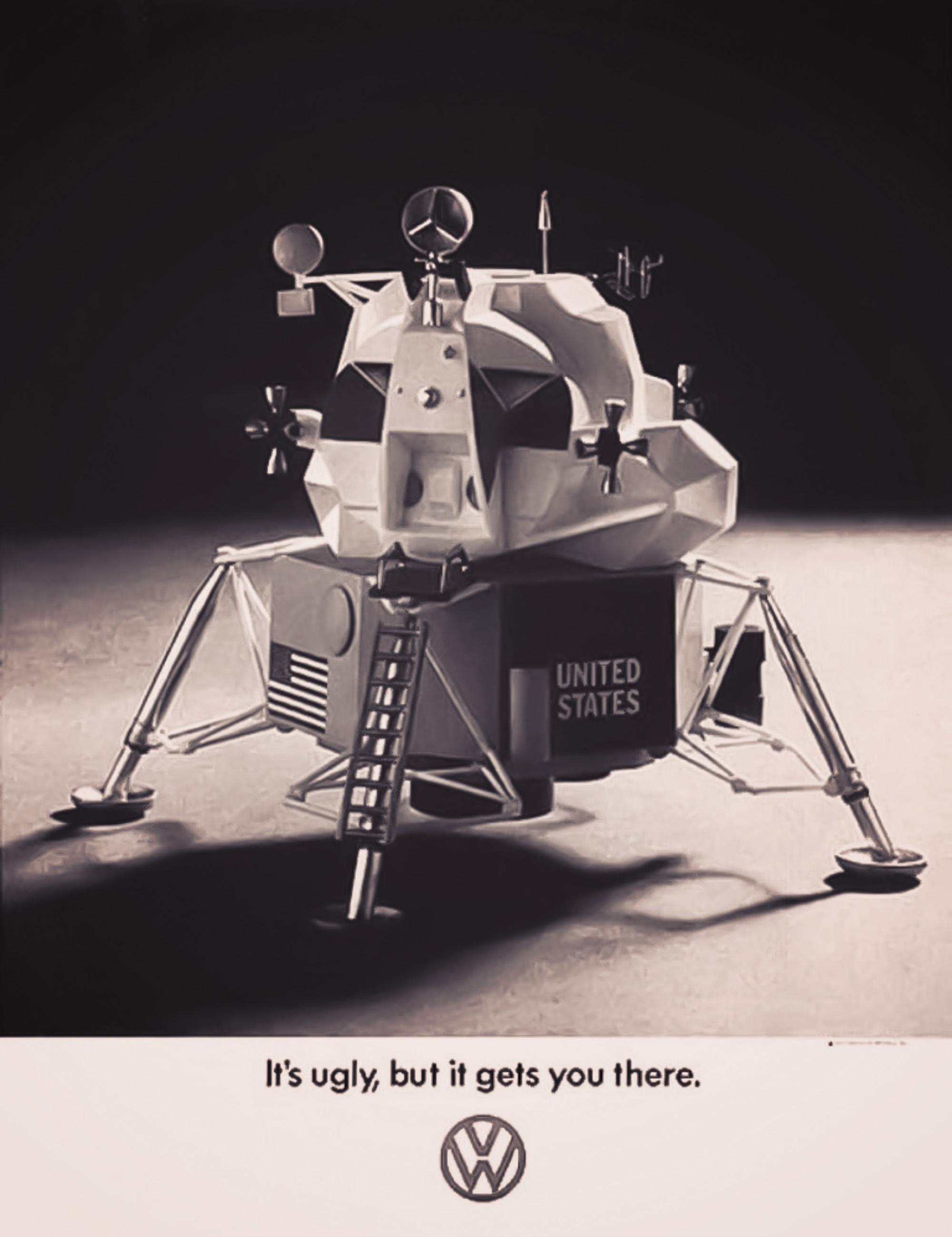 A VW Beetle ad that was literally out of this world