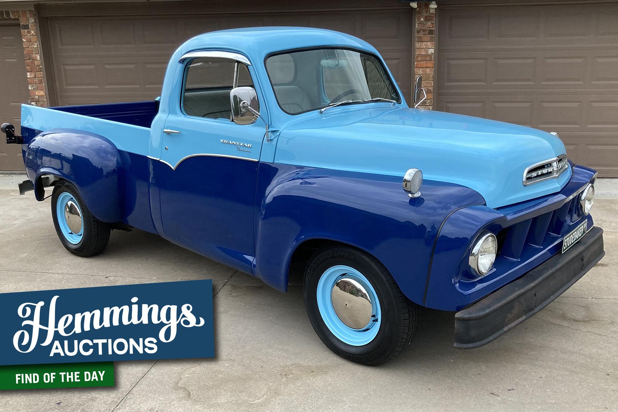 Single-family 1958 Studebaker E5 pickup retains most of its original parts after restoration