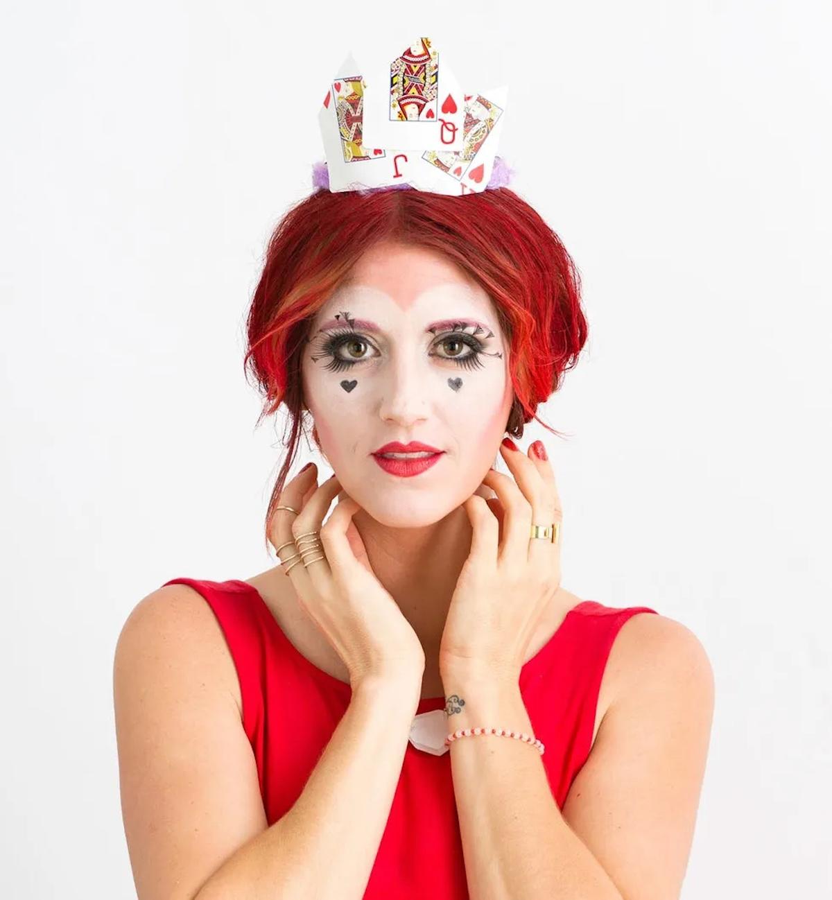 DIY Queen of Hearts Makeup and Costume - Brit + Co