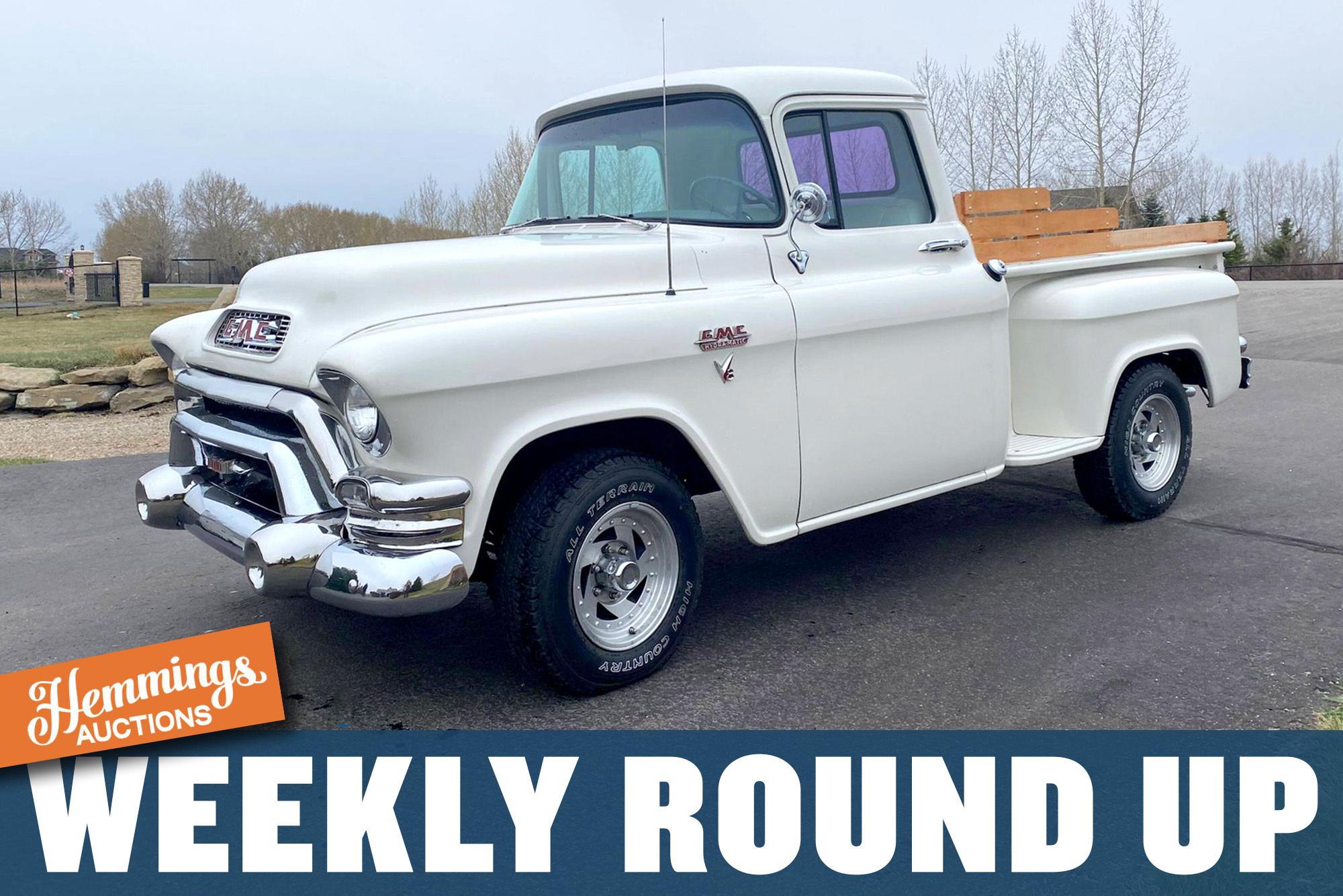 A stylish 1955 GMC pickup, Hemi-powered Road Runner, and split-window '63 Corvette: Hemmings Auctions Weekly Round Up for October 16-22, 2022