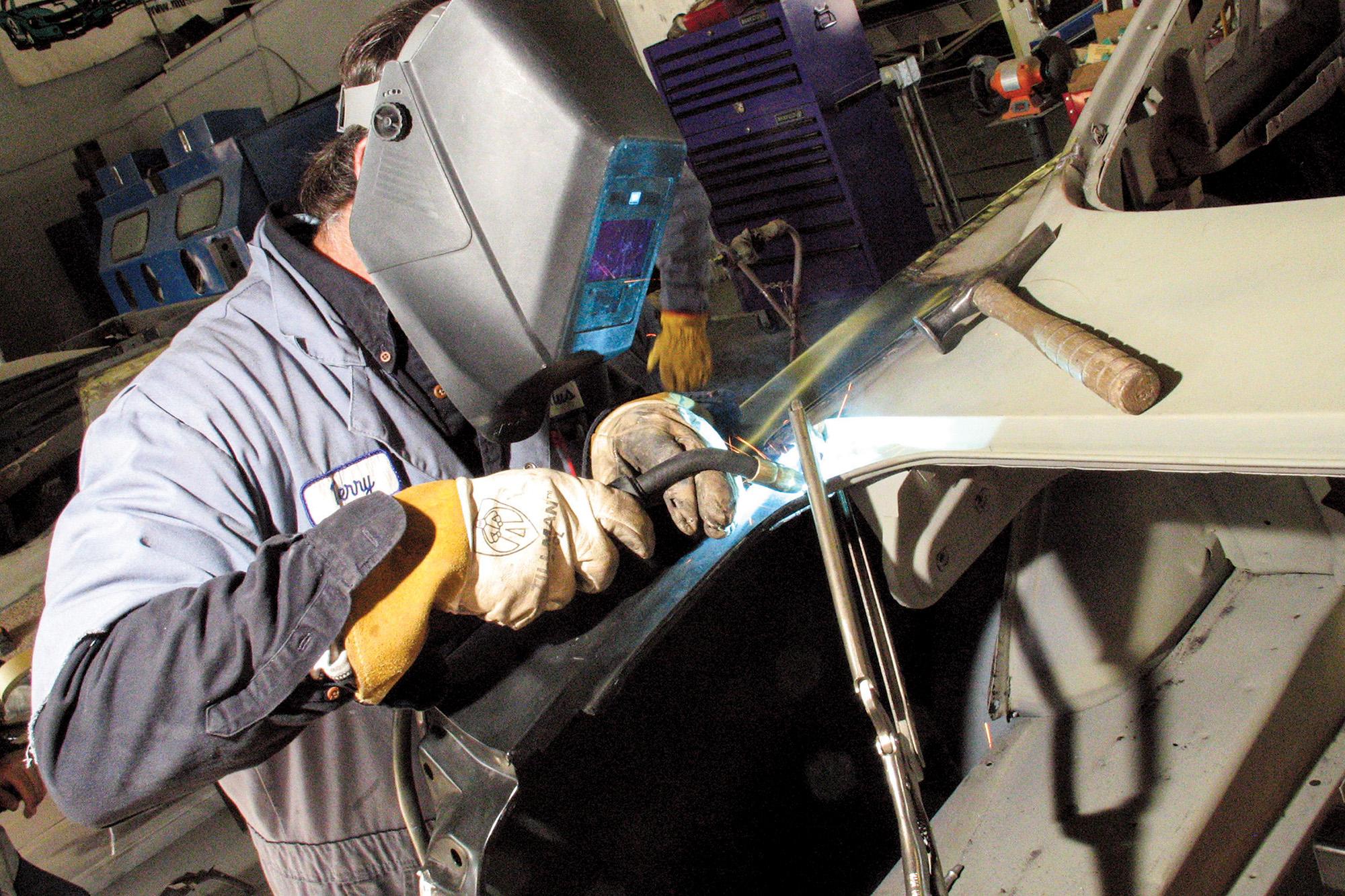 How to get started replacing and welding body panels