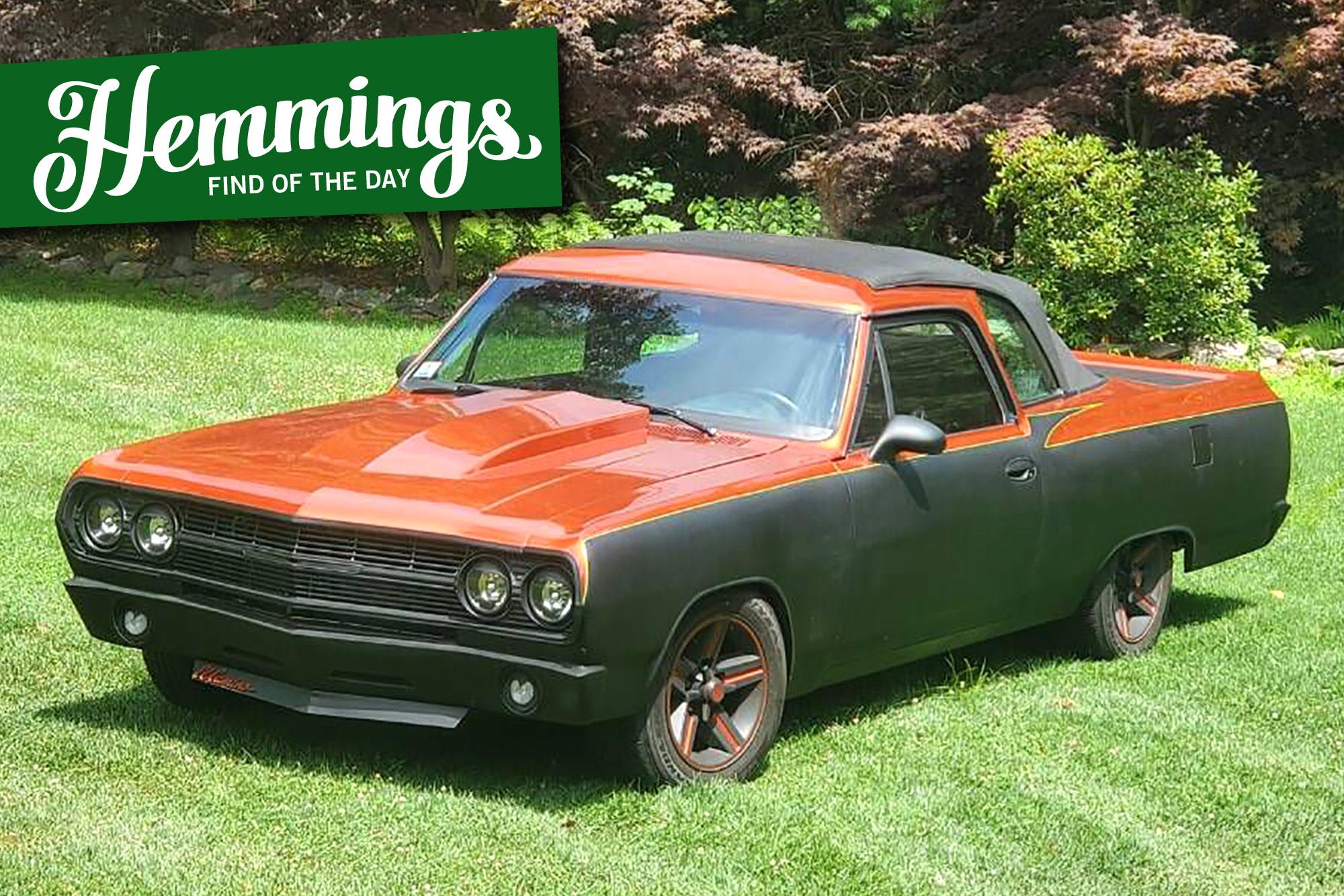 There's more than one way to add a droptop, as this 1965 Chevrolet El Camino four-seat convertible shows