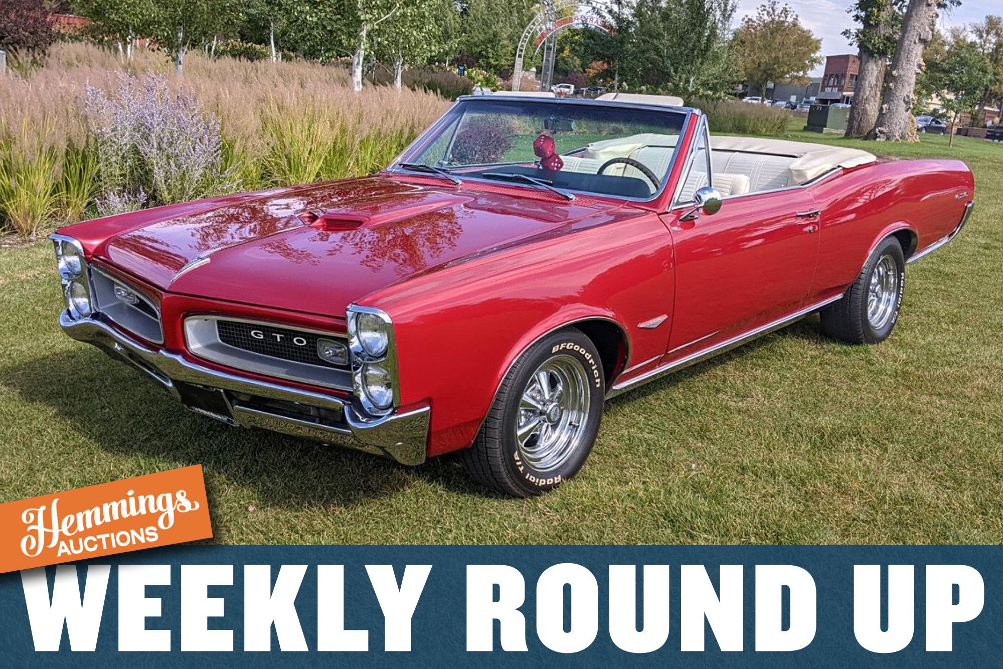 A Tri-Power 1966 Pontiac GTO, restored U.S. Army Willys MB, and fuel-injected '58 Corvette: Hemmings Auctions Weekly Round Up for October 30-November 5, 2022