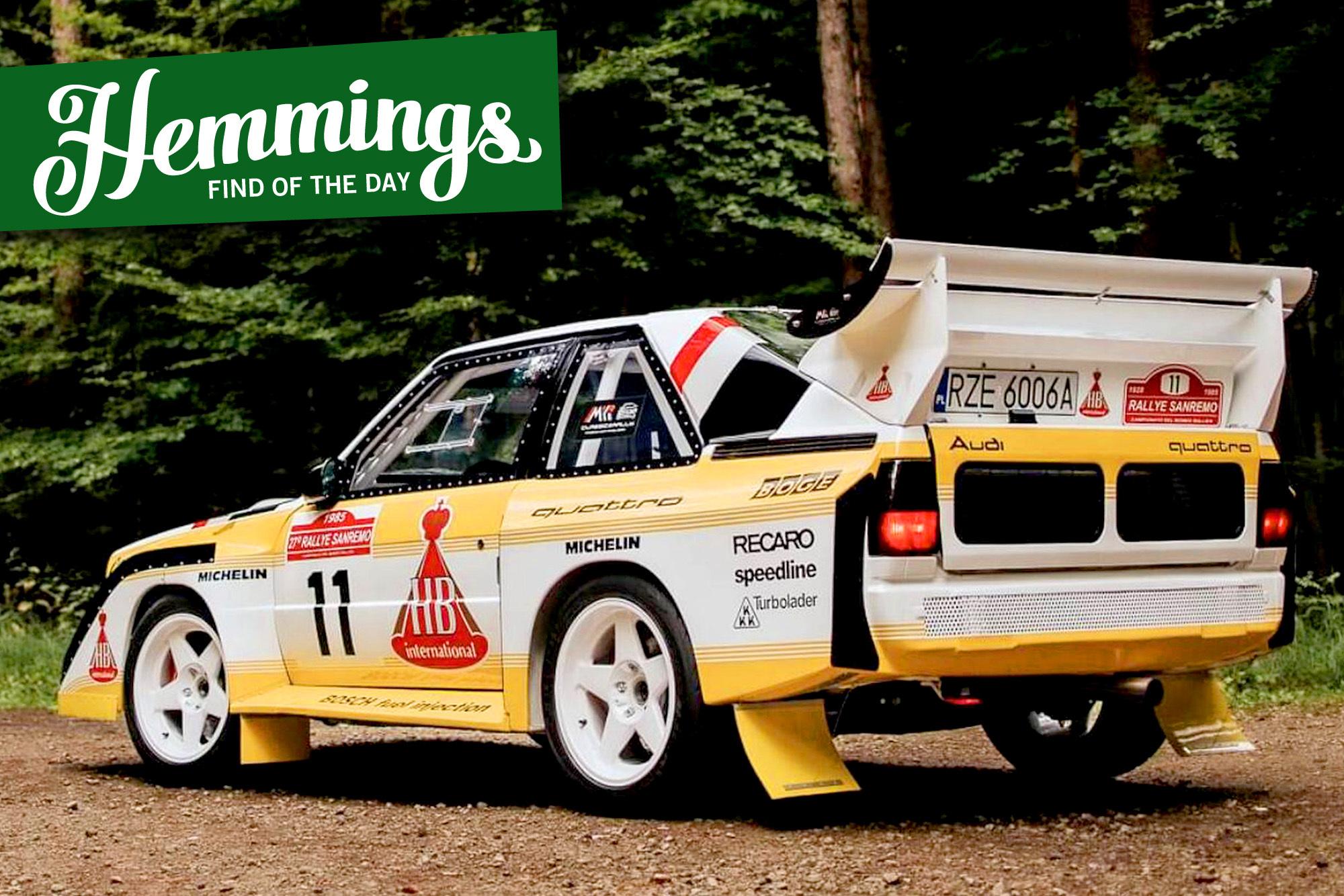 Replica 1985 Audi Quattro S1 E2 nails the details, is ready for action