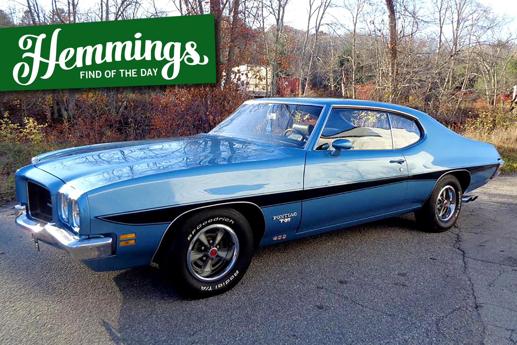 New paint and stripes are all this 1971 Pontiac T-37 needed for a fresh look at a budget performance car