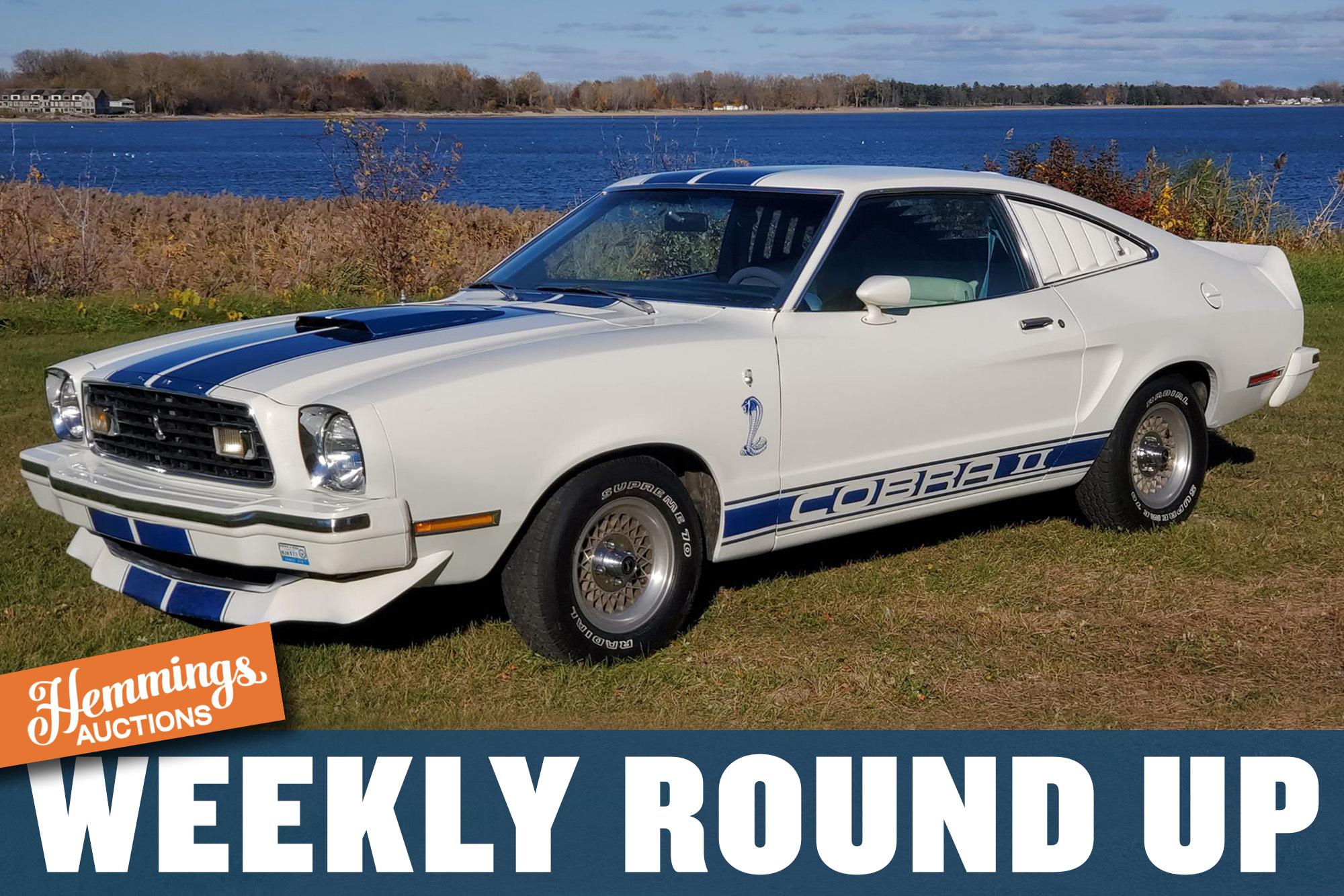 A V-6 Ford Mustang Cobra II, upgraded Toyota Land Cruiser, and GMC Suburban pickup: Hemmings Auctions Weekly Round Up for November 27-December 3, 2022