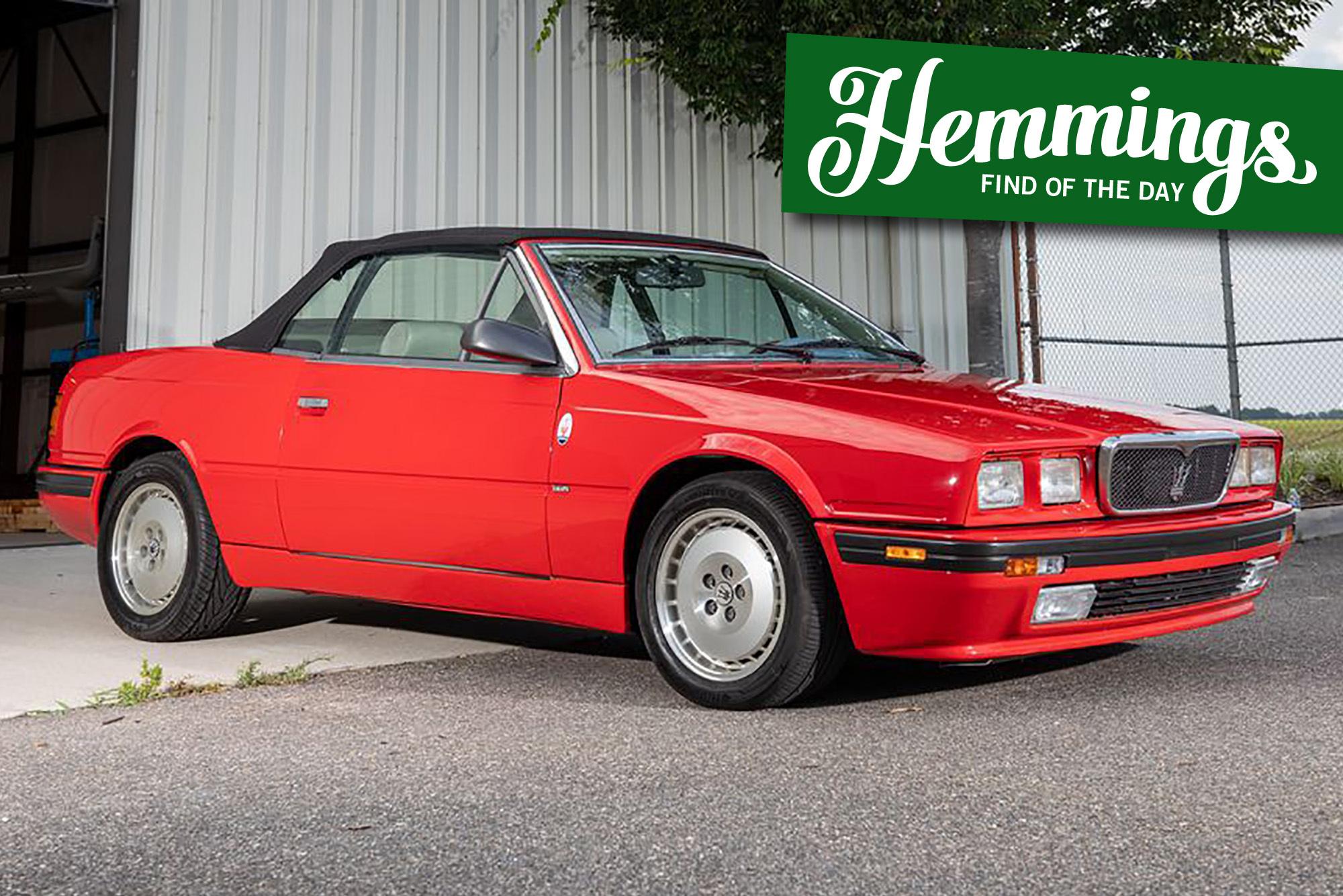 Better than a Biturbo, this 1990 Maserati Spyder '90 has all the leather, wood, and turbos one could want