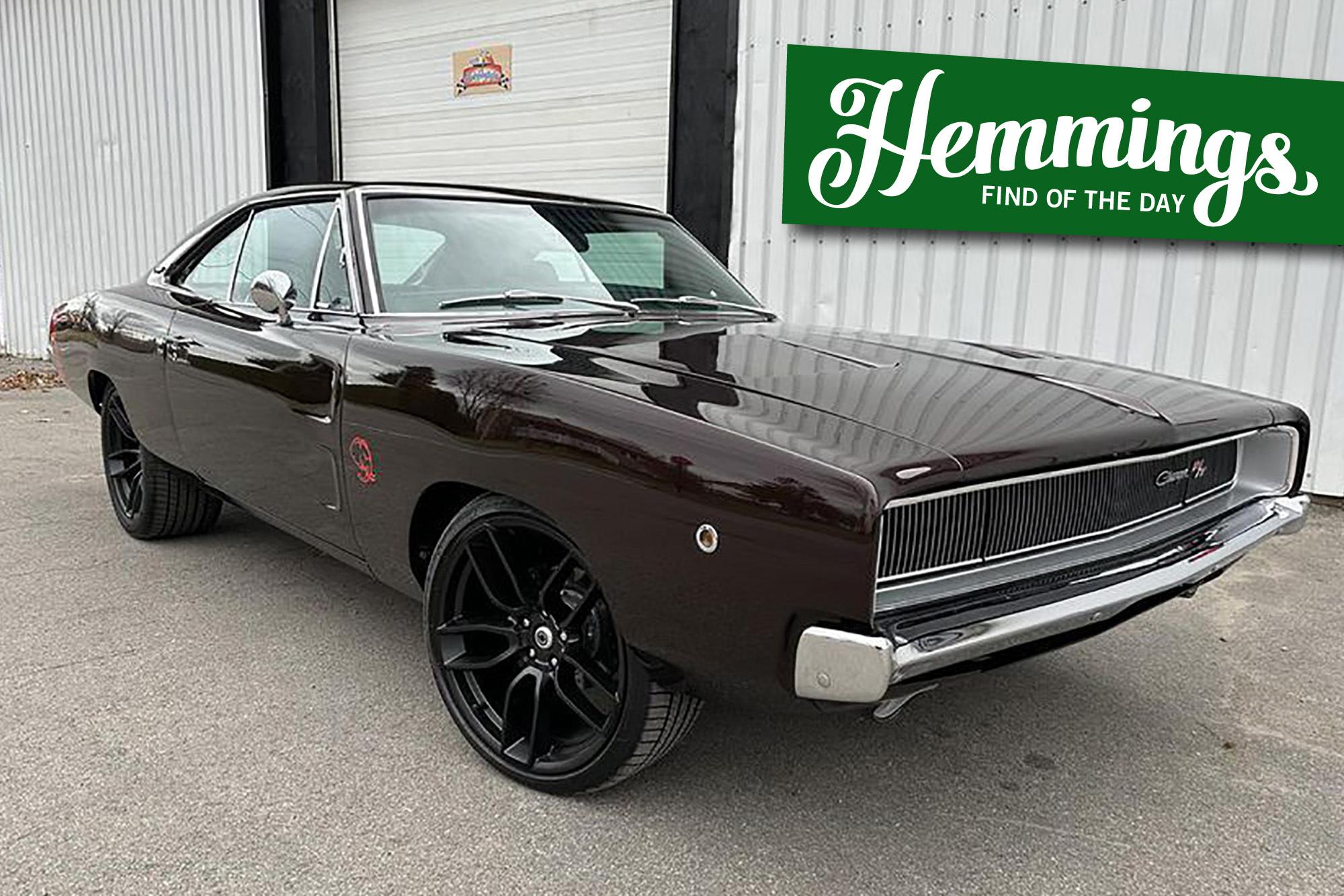 Where would a Hellephant crate Hemi be more at home than in a 1968 Dodge Charger?