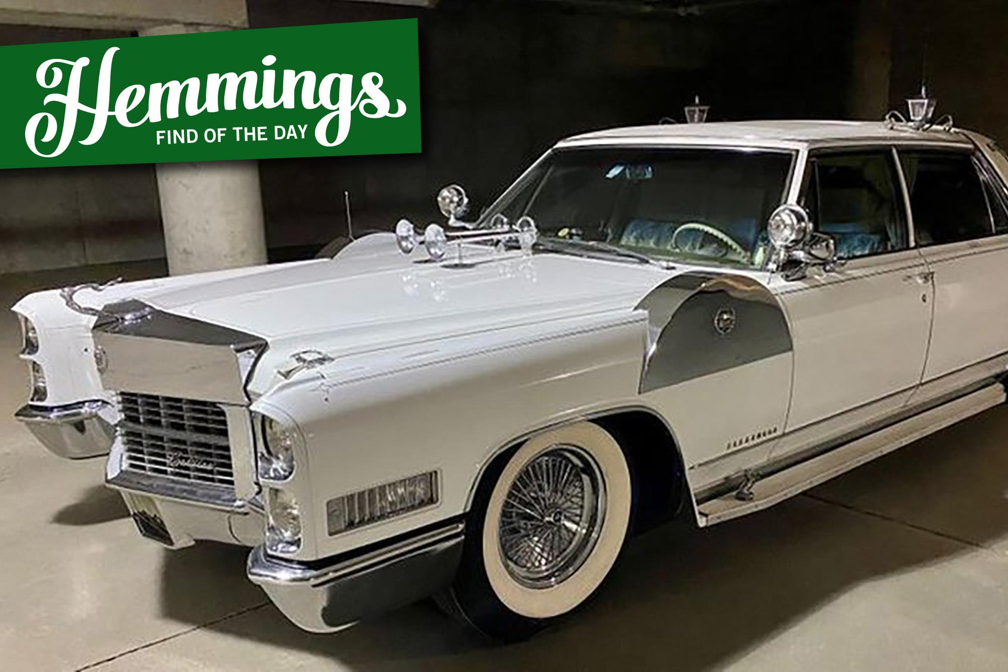 Heinz Prechter-customized 1966 Cadillac Fleetwood completely dispenses with subtlety