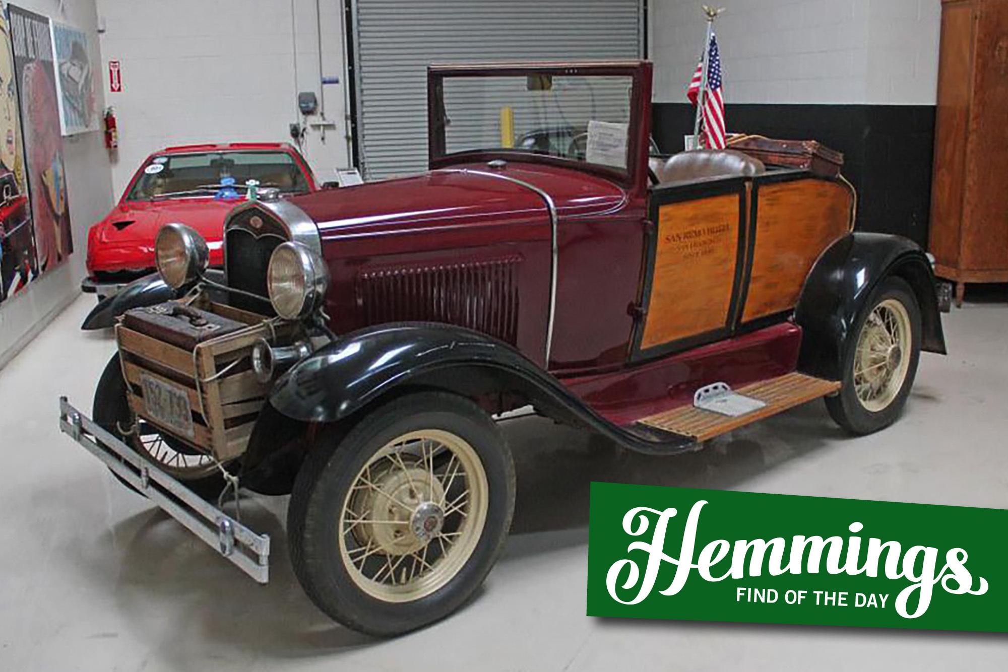 Whatever the Origin of This 1931 Ford Model A Boattail, It Probably Wasn't a Depot Hack