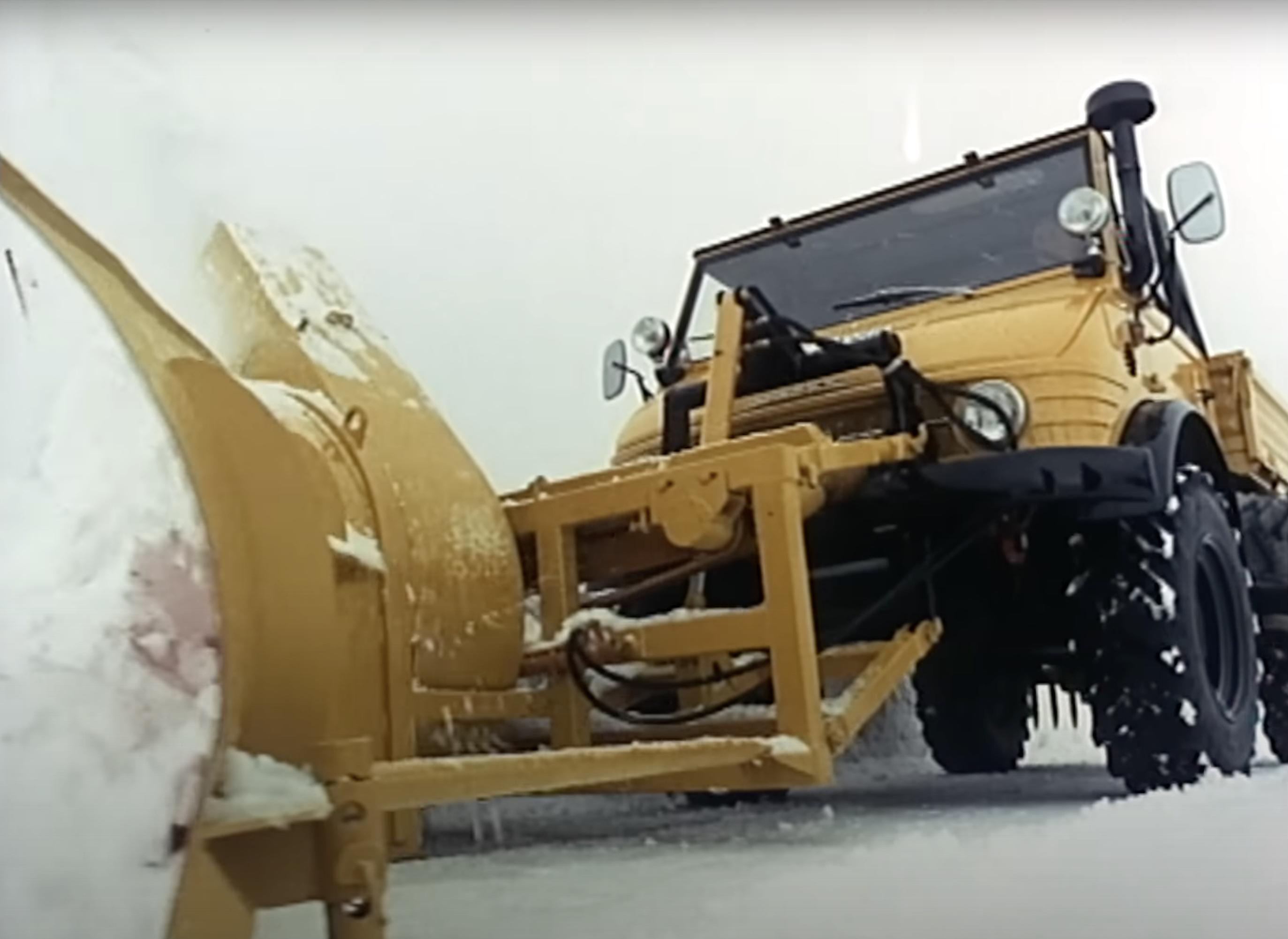It's Winter, So Let's Watch Unimogs Plow Snow