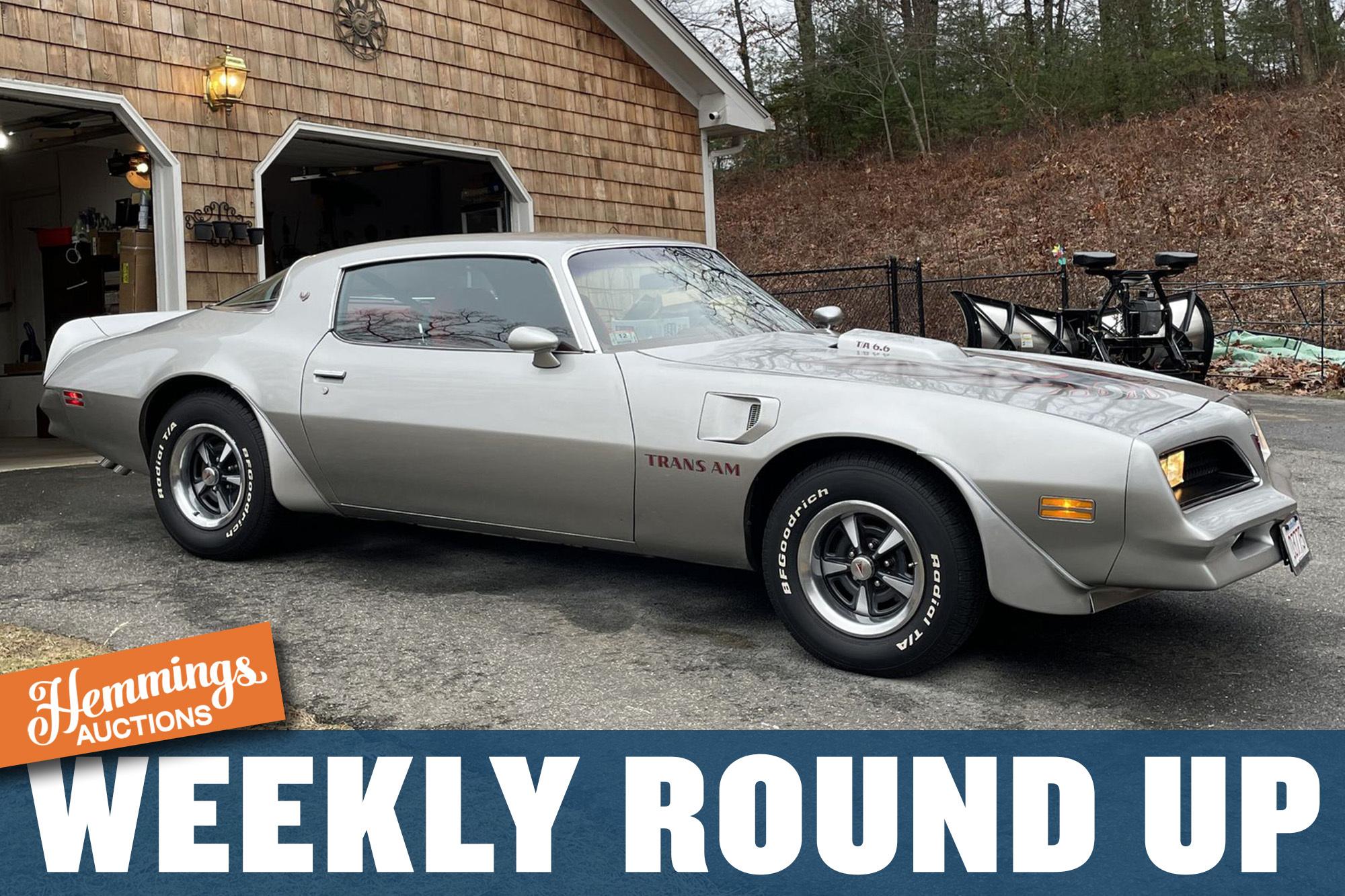 Hemmings Auctions Weekly Round Up: An Original 1978 Pontiac Trans Am, Low-Mile 2004 Maserati Coupe, and 1947 Buick Super 8 Street Rod