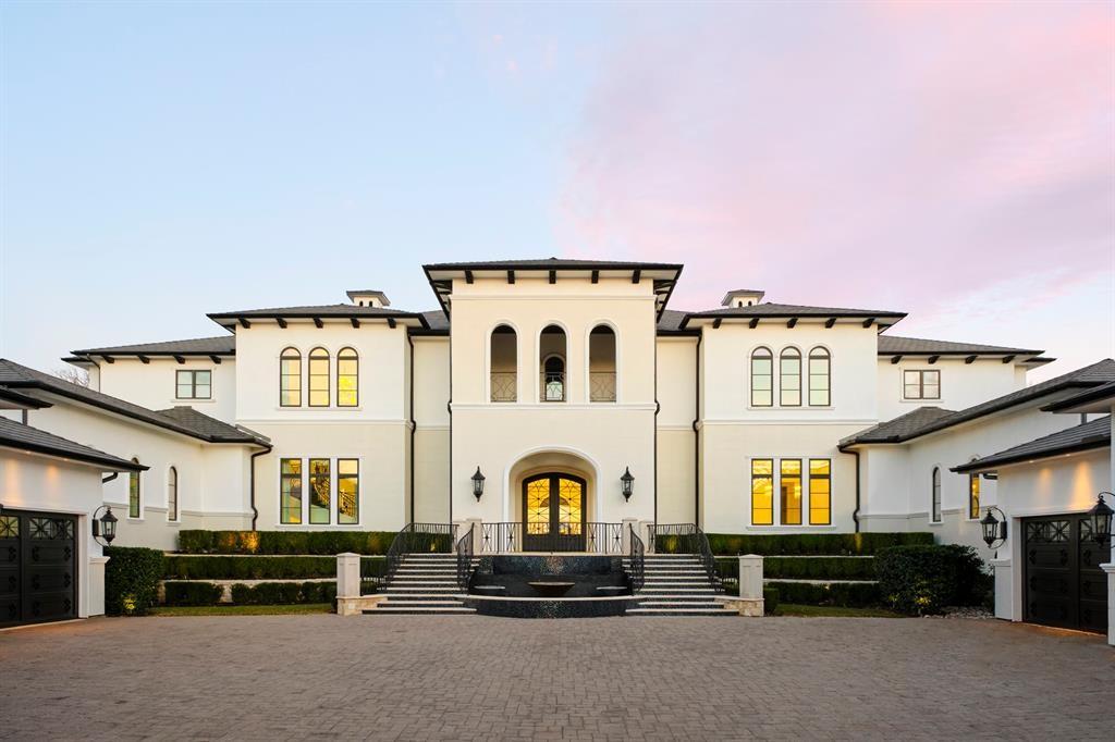 For sale in Texas, a stately Mediterranean luxury home with Louis