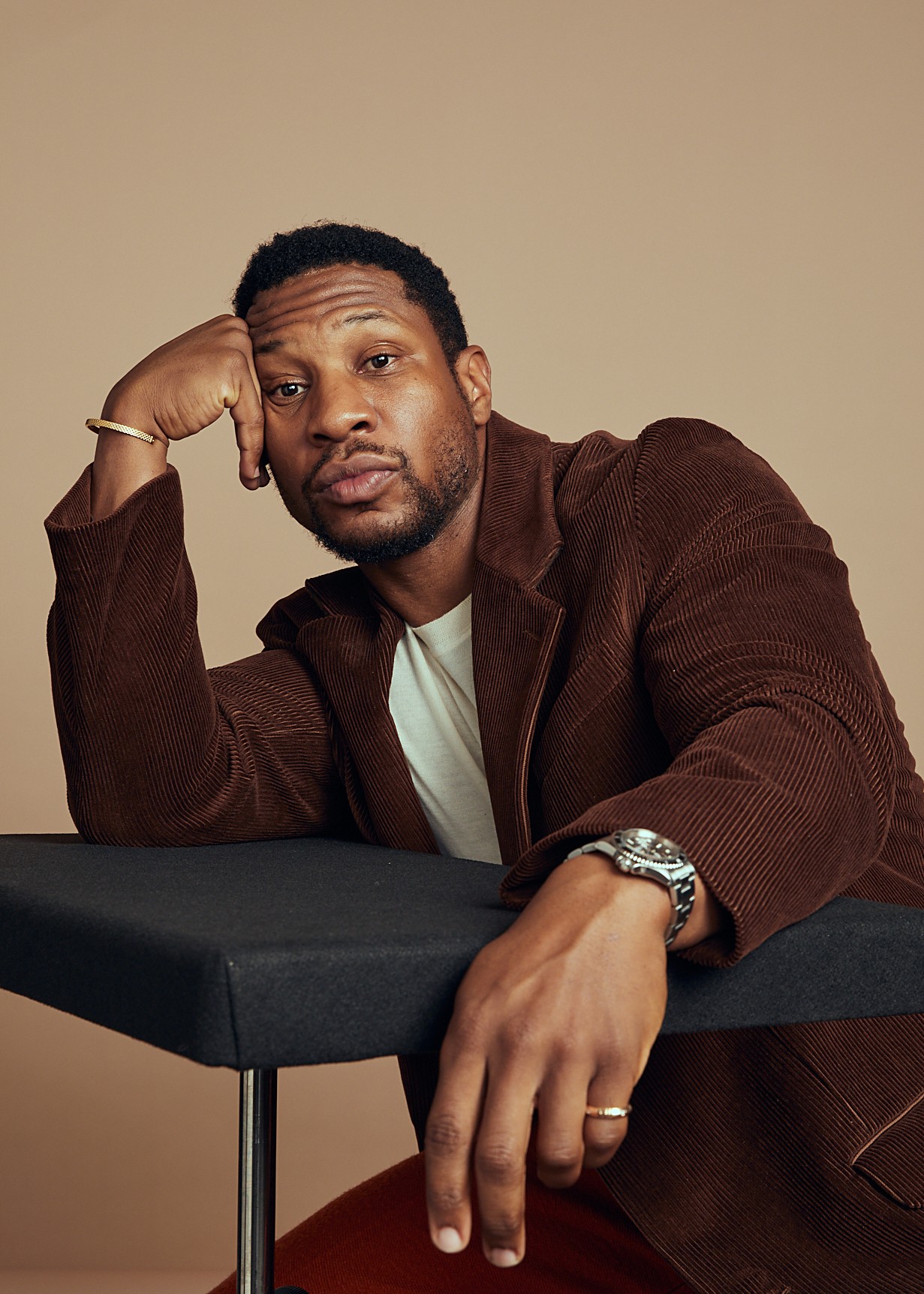 Jonathan Majors Explains Why He Carries a Little Cup
