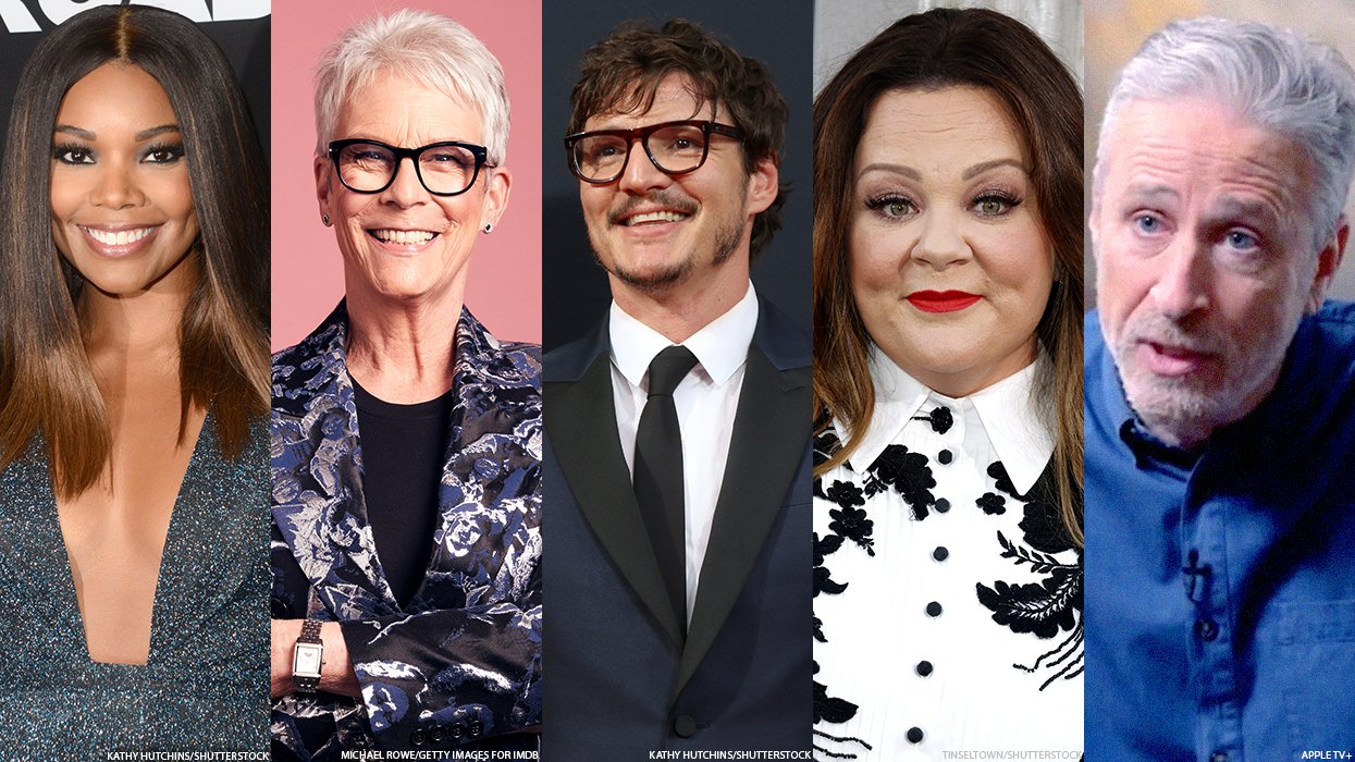 Gabrielle Union, Jamie Lee Curtis, Pedro Pascal, Melissa McCarthy and Jon Stewart.