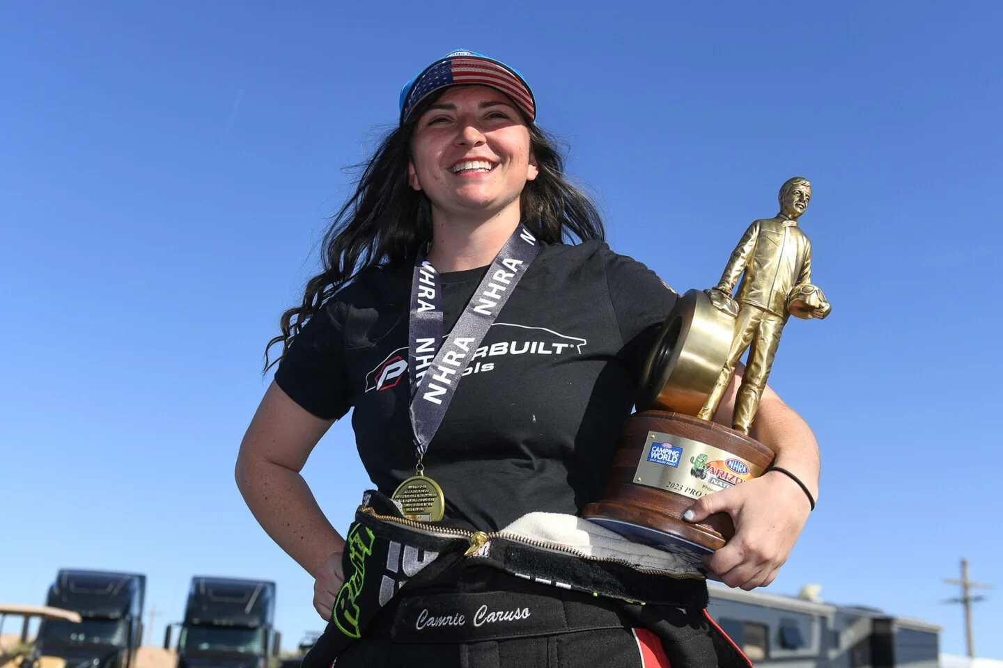 Camrie Caruso Earns Her First NHRA Pro Stock Victory at the Arizona Nationals