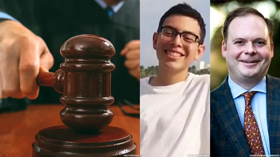 Gavel along with images of Julio Ramirez and Robert Umberger