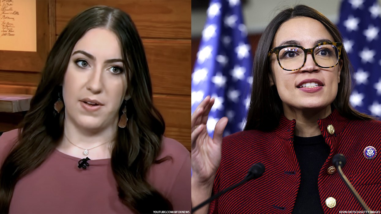 Chaya Raichik and Rep. Alexandria Ocasio-Cortez