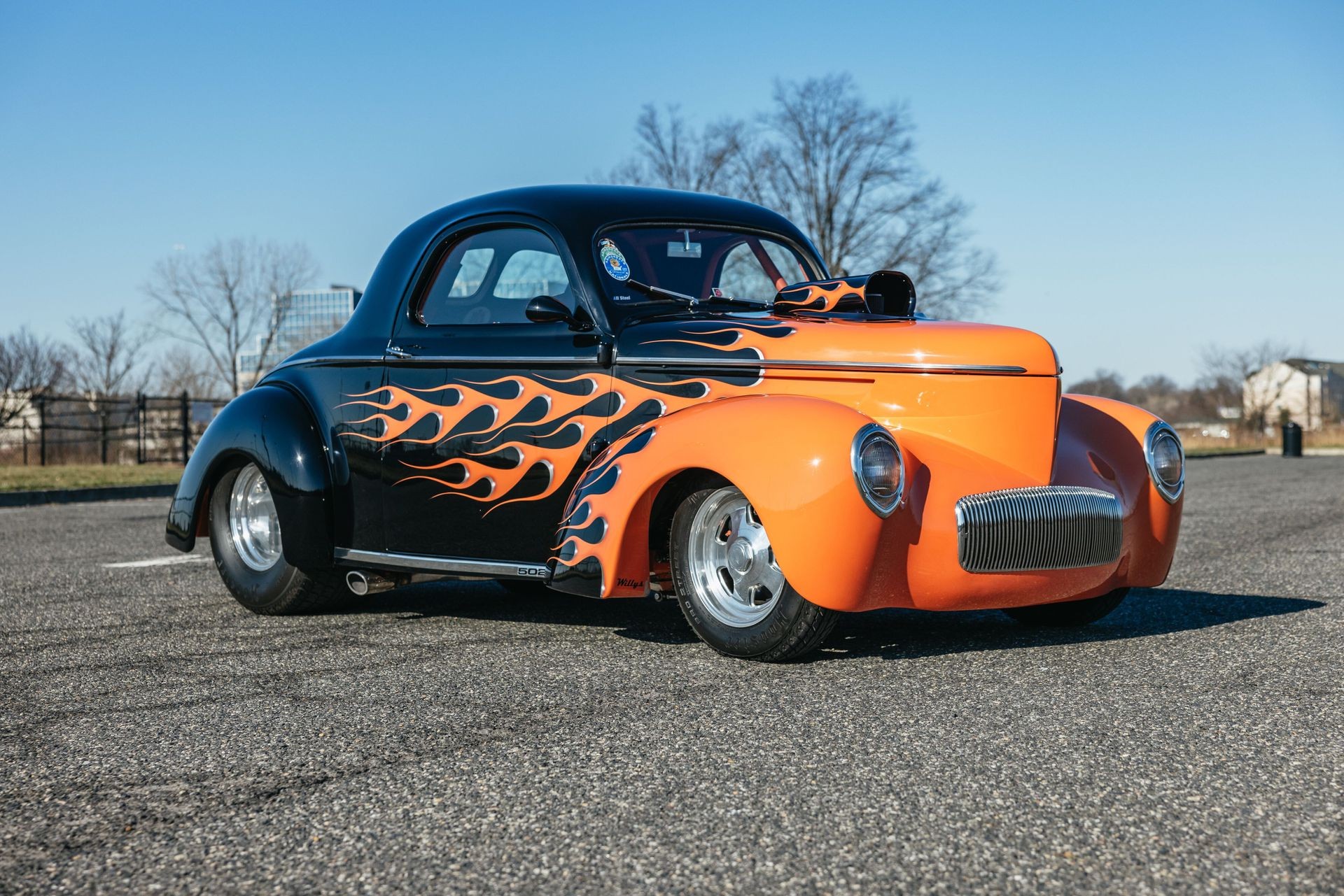 Find of the Day: This 1941 Willys Coupe Hot Rod is on Fire