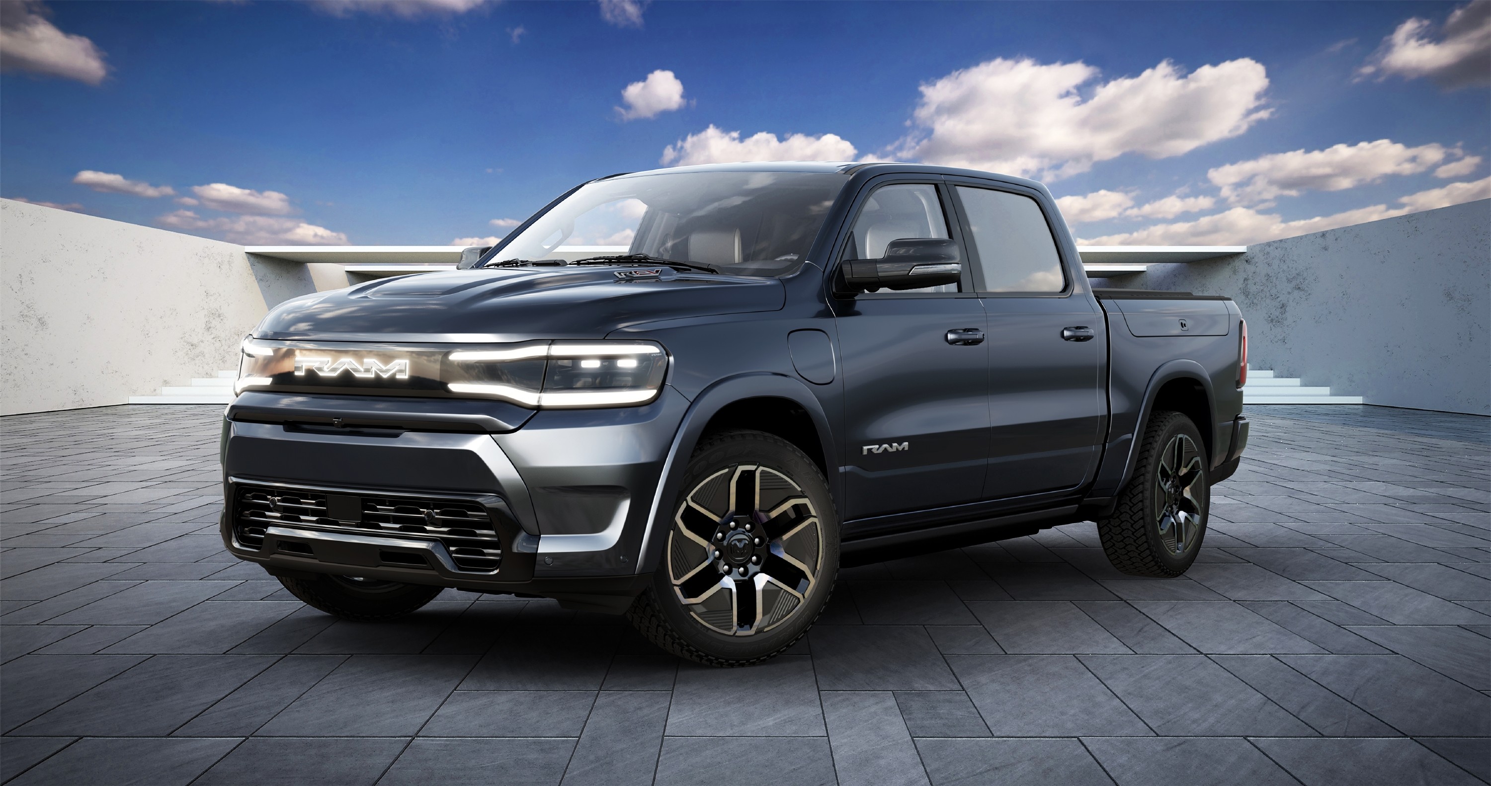 Fast Charging 2025 Ram 1500 REV Revealed: The First Electric Truck with a 500 Mile Range