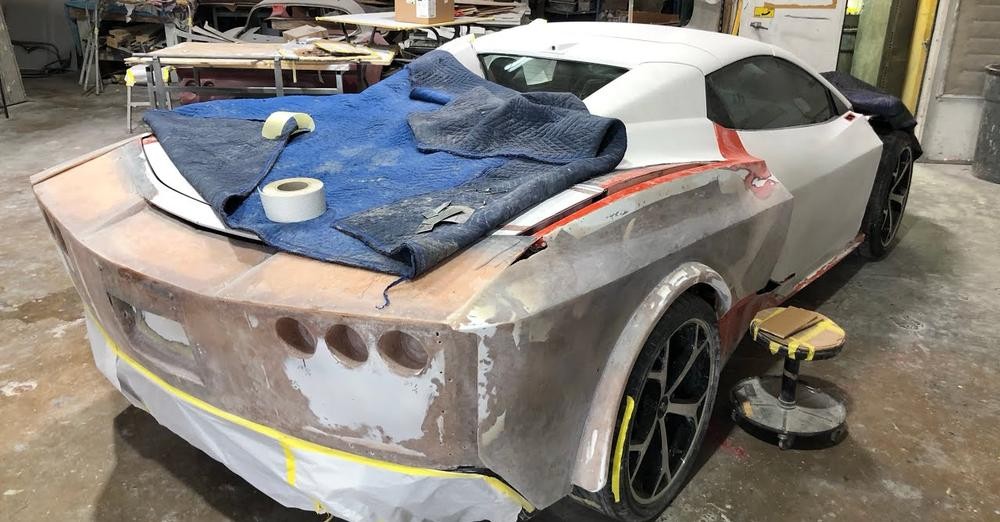 A New C8 Corvette Gets Sliced Up for a Custom C2 Mid-Engine Home Build